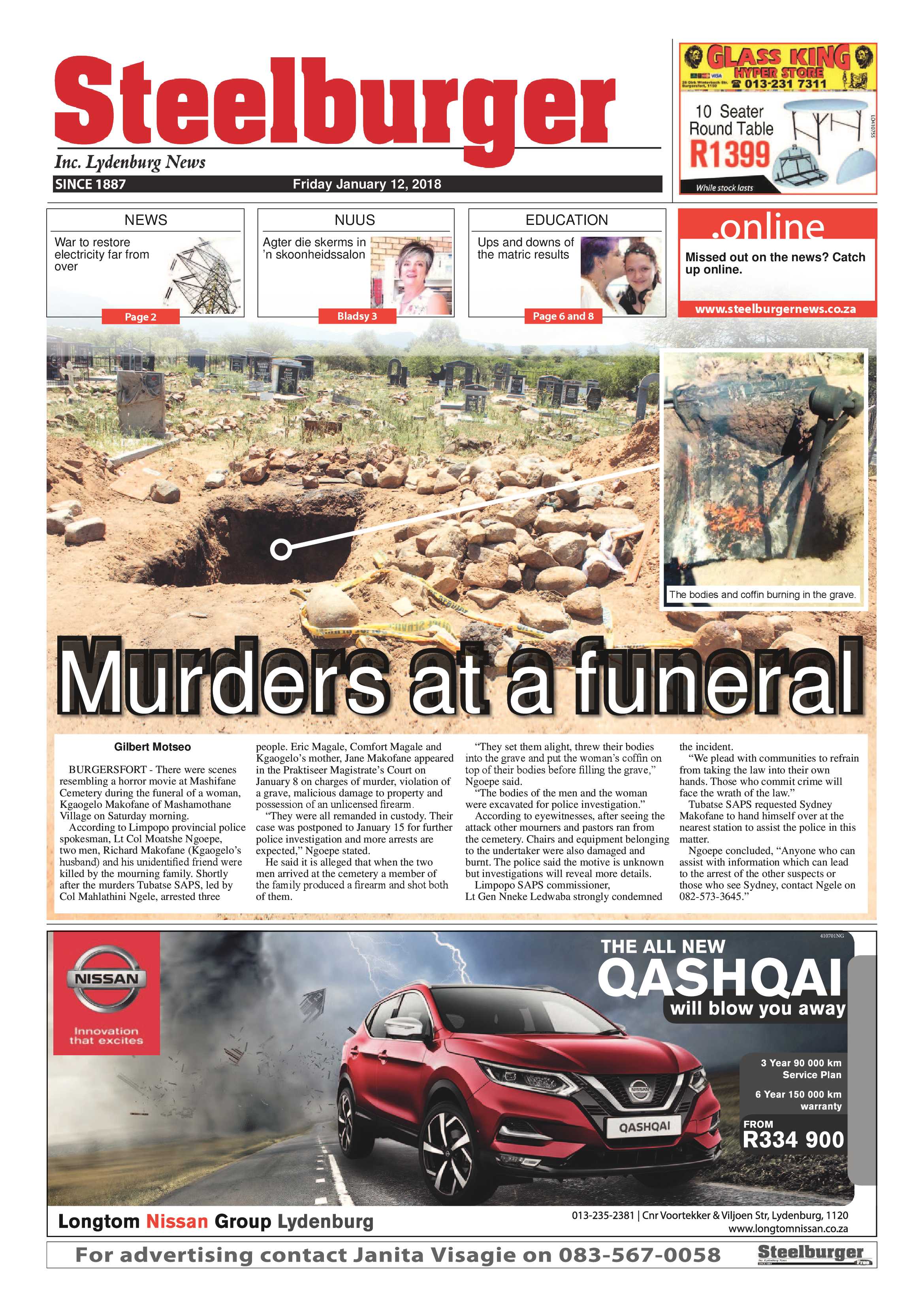 Steelburger 12 January 2018 page 1