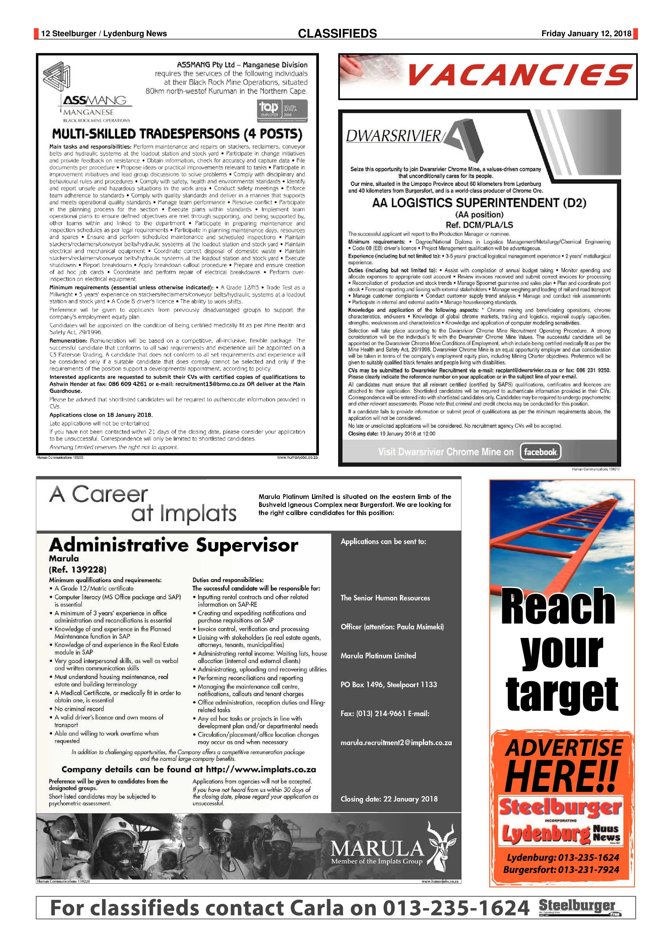 Steelburger 12 January 2018 page 12