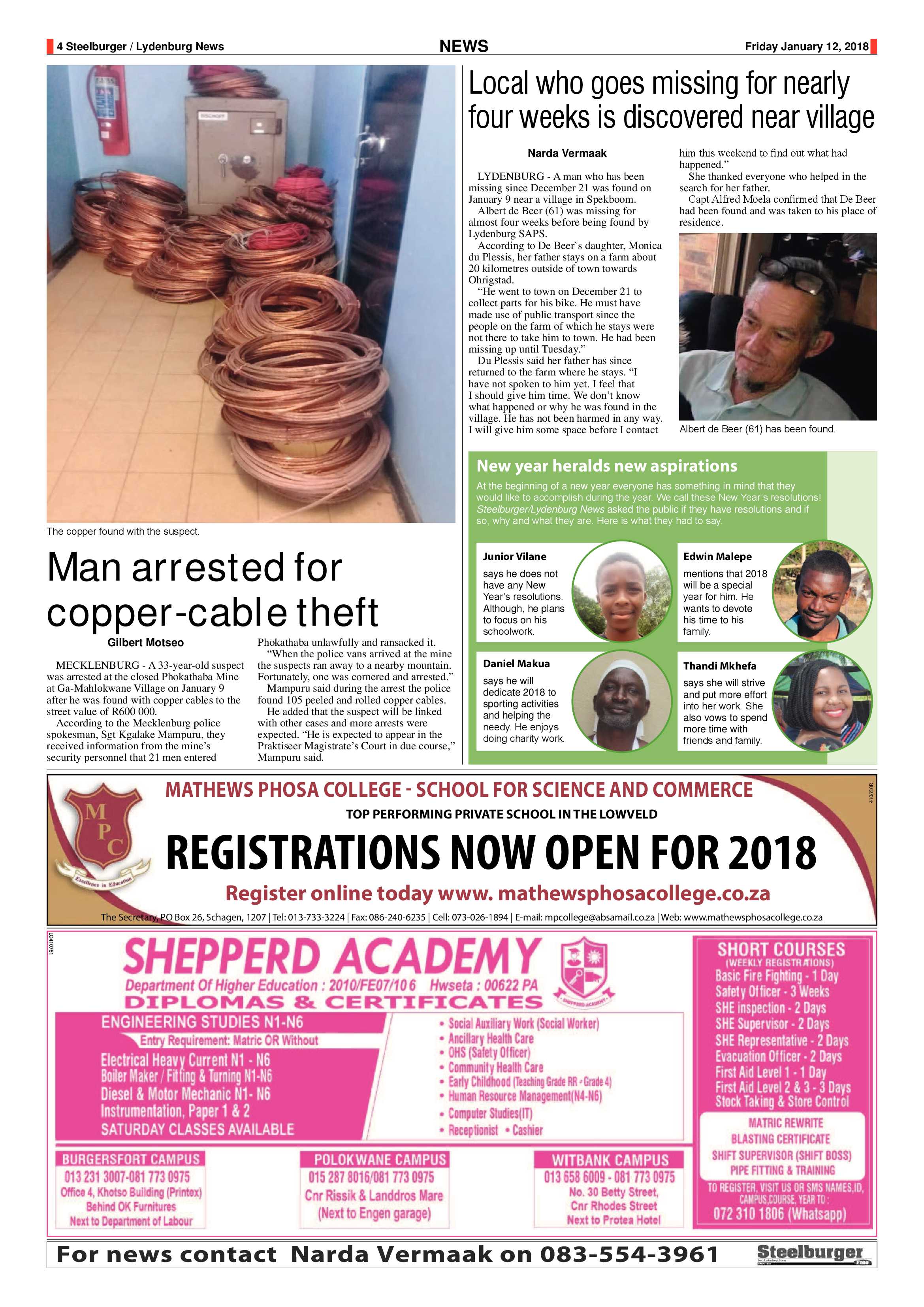 Steelburger 12 January 2018 page 4