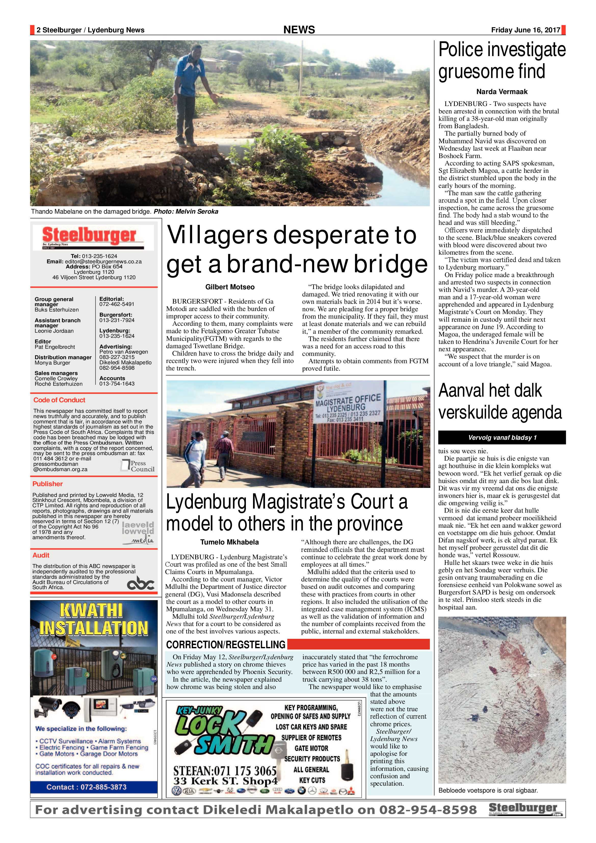 Steelburger 16 June 2017 page 2