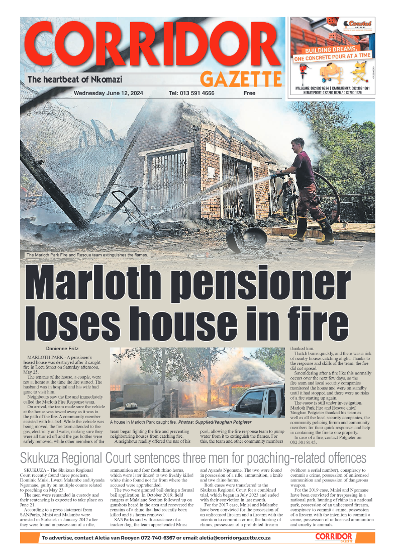 Corridor Gazette 12 June 2024 page 1