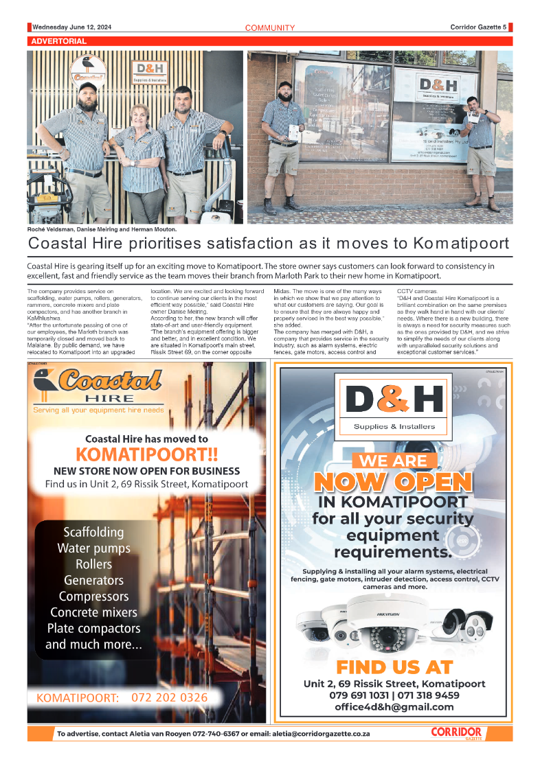 Corridor Gazette 12 June 2024 page 5