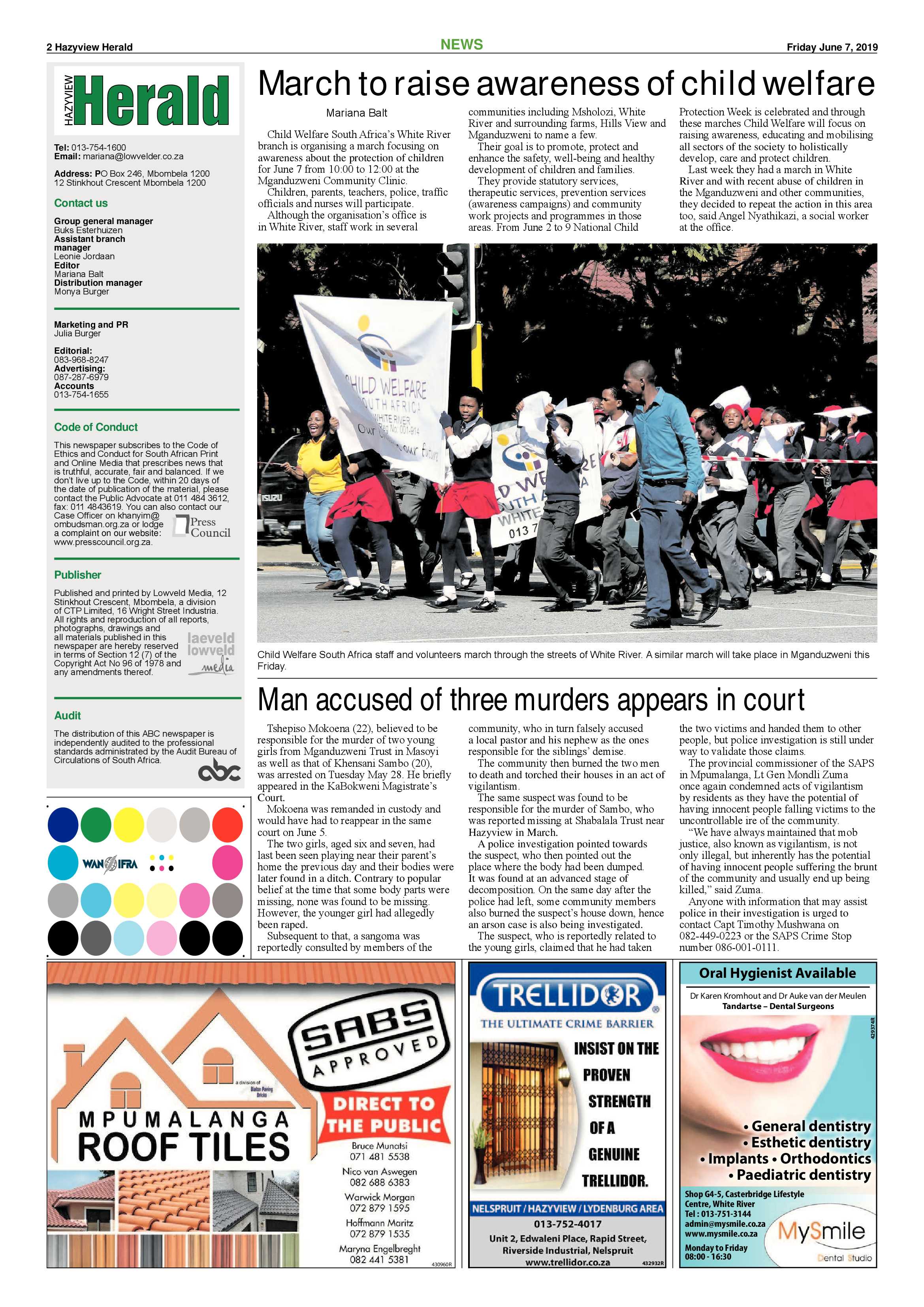 Hazyview Herald 7 June 2019 page 2