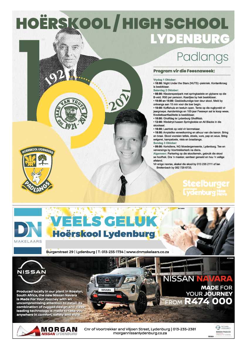 Hoërskool Lydenburg 100 jaar 2021 page 1