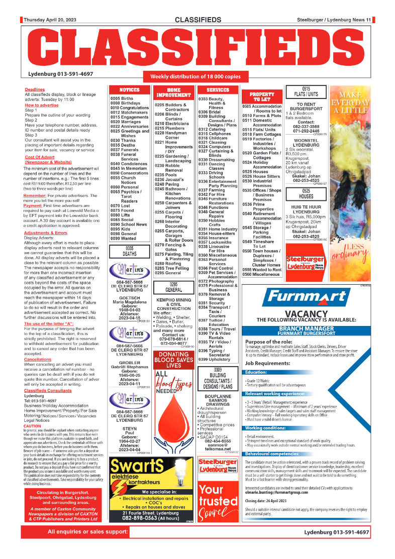 Steelburger News 20 April 2023 page 11