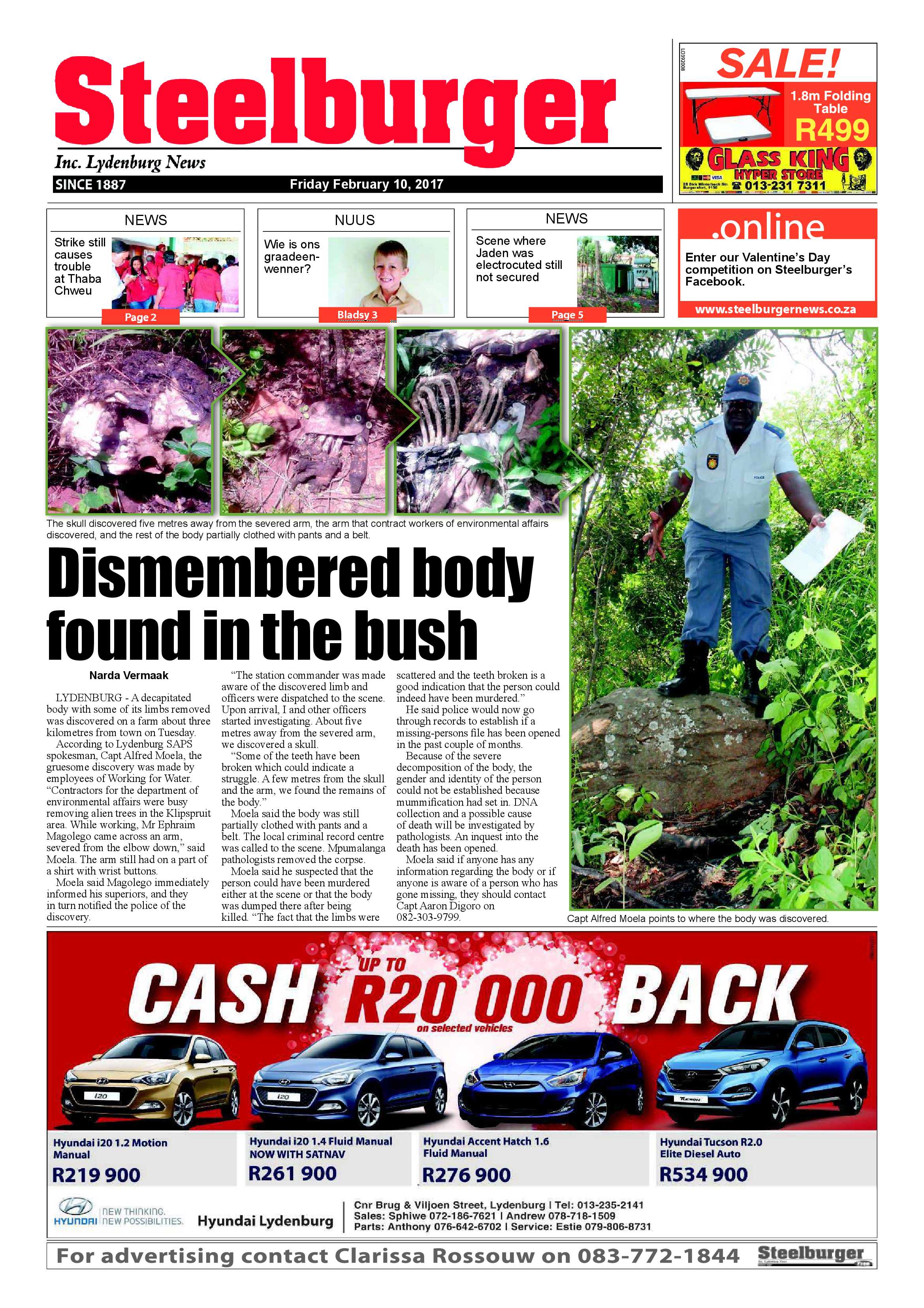 Steelburger 10 February page 1