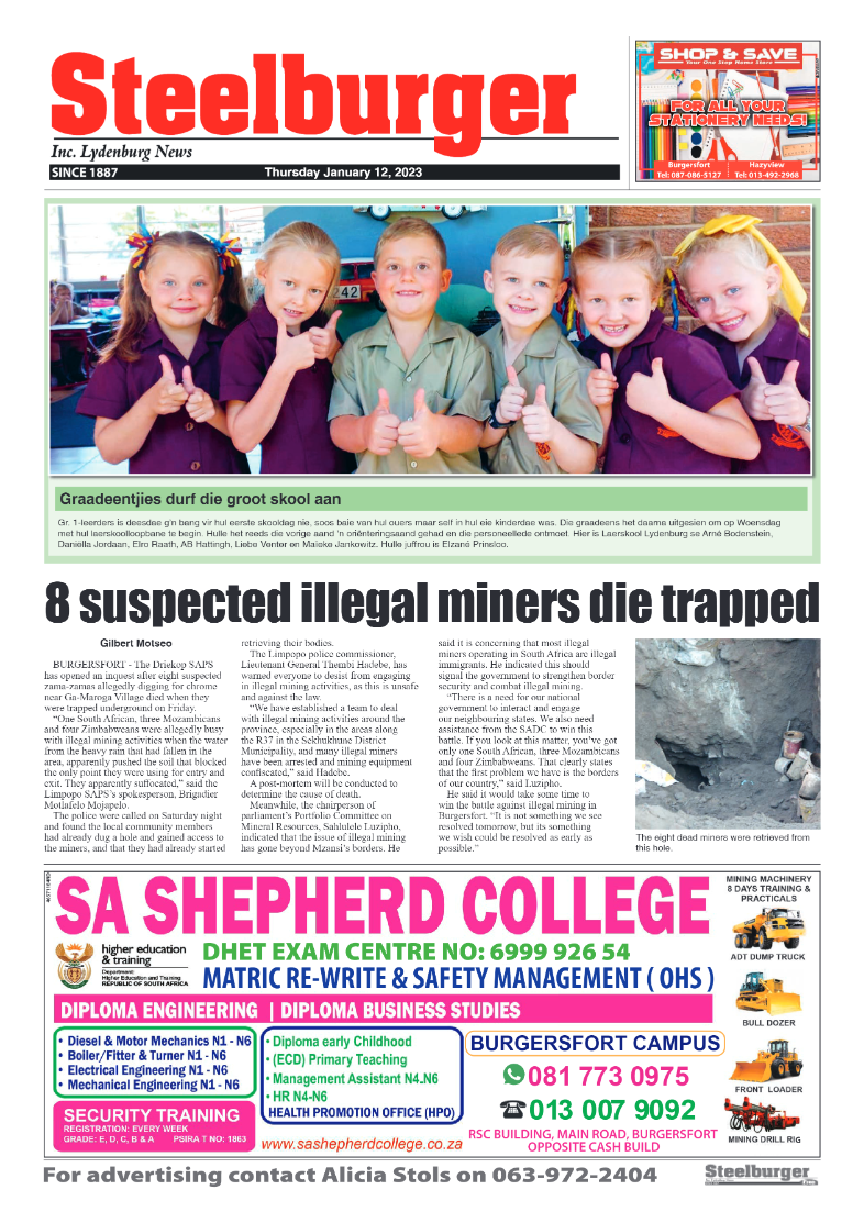 Steelburger 12 January 2023 page 1