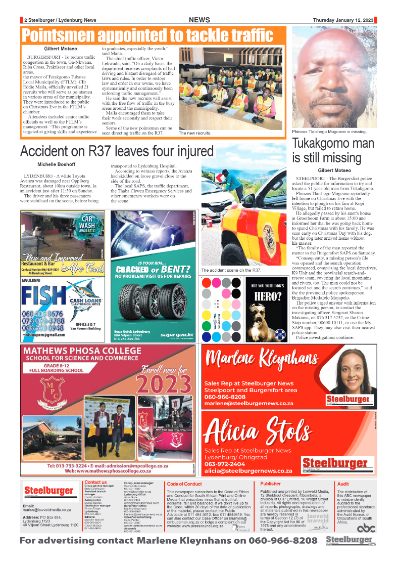 Steelburger 12 January 2023 page 2