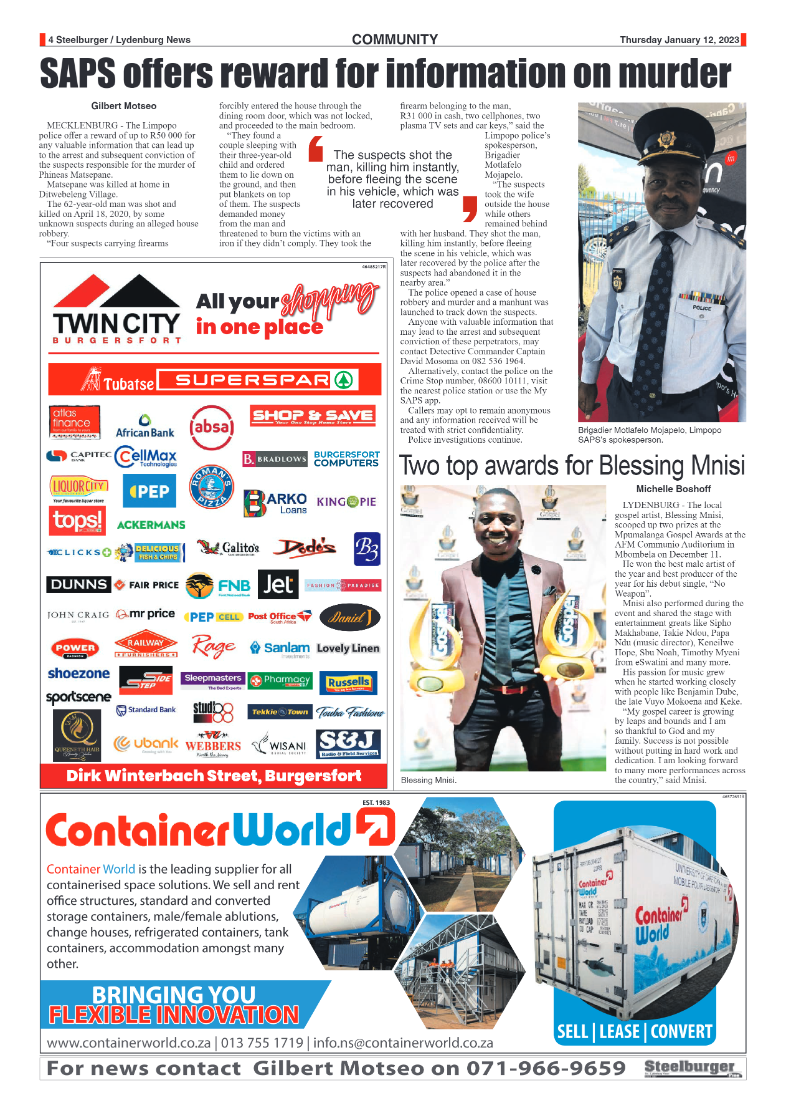 Steelburger 12 January 2023 page 4