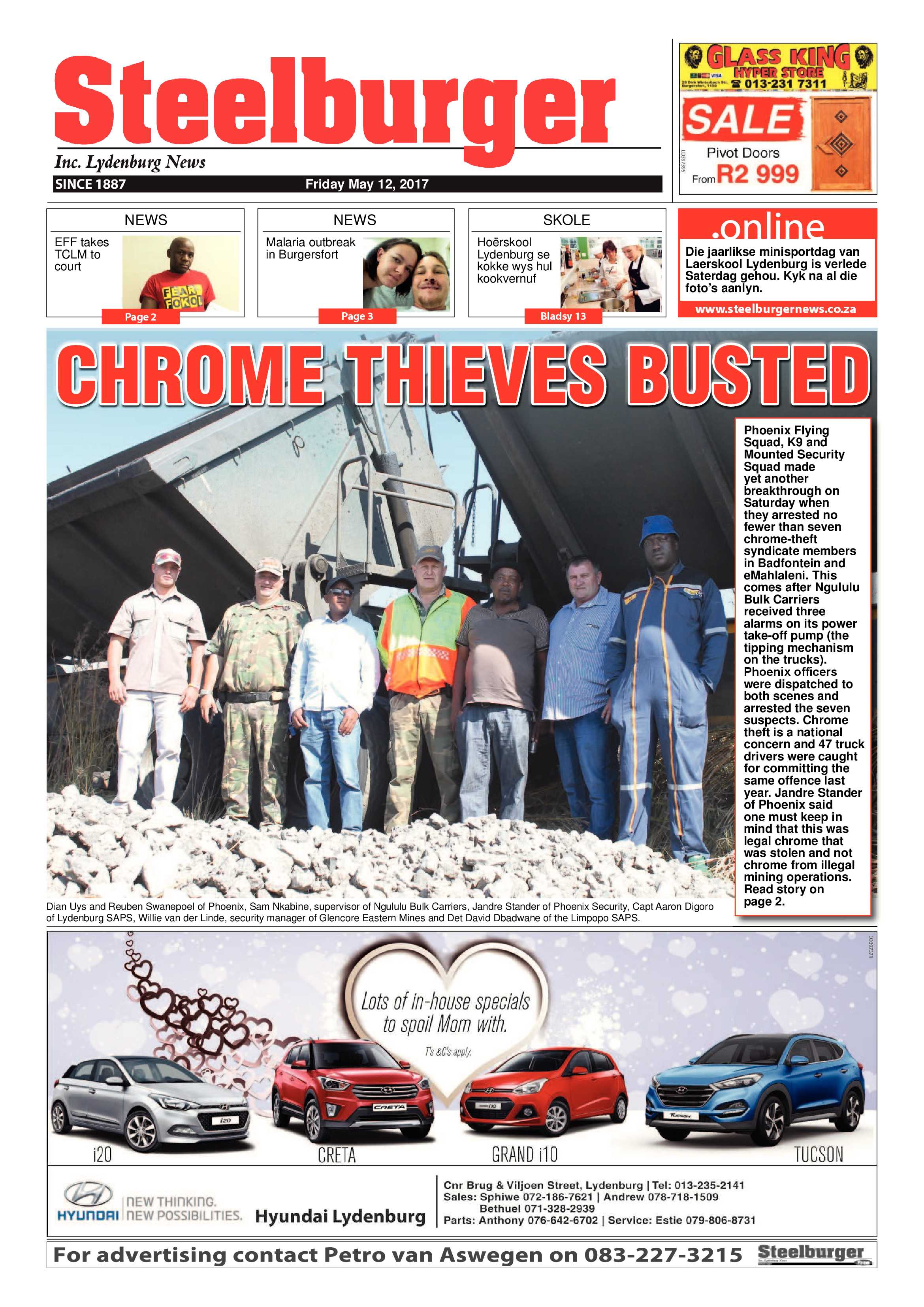 Steelburger 12 May 2017 page 1