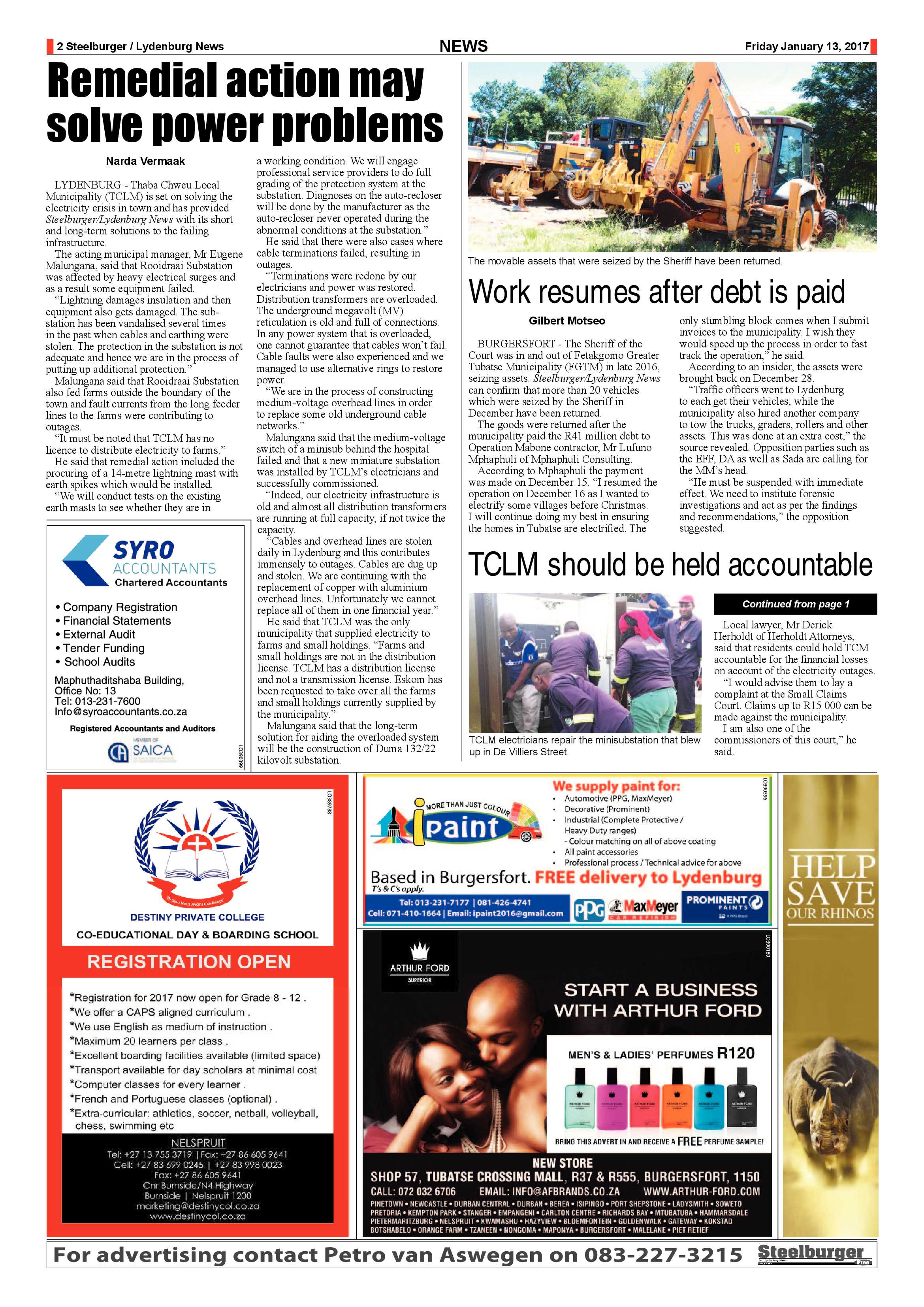 Steelburger 13 January 2017 page 2