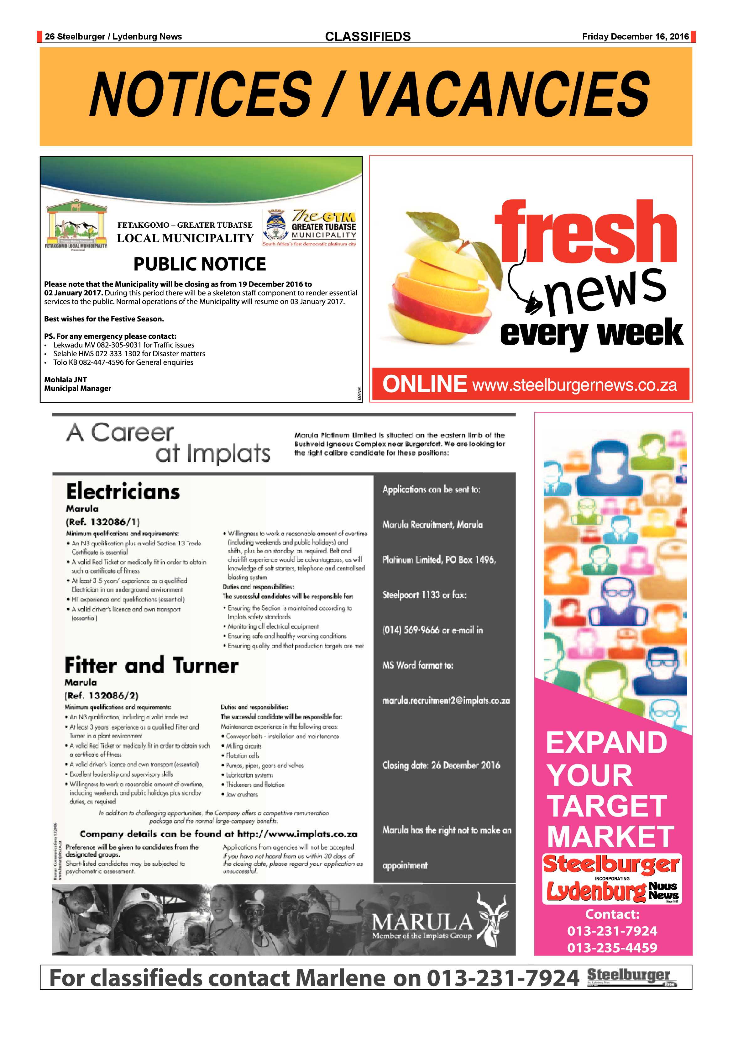 Steelburger 16 December 2016 page 26
