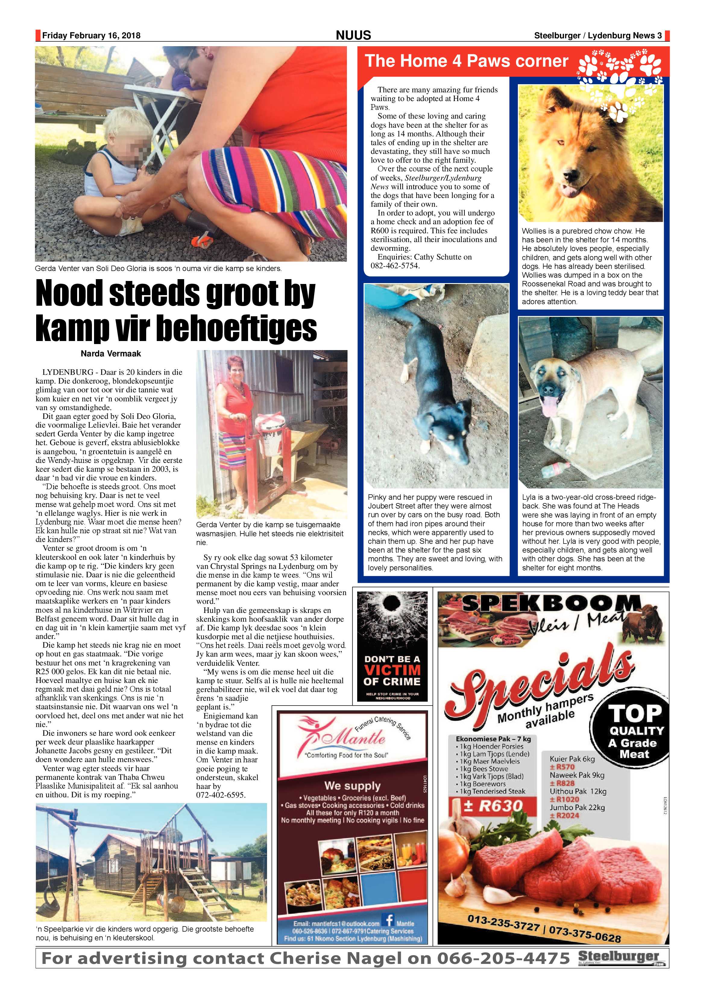 Steelburger News 16 February 2018 page 3