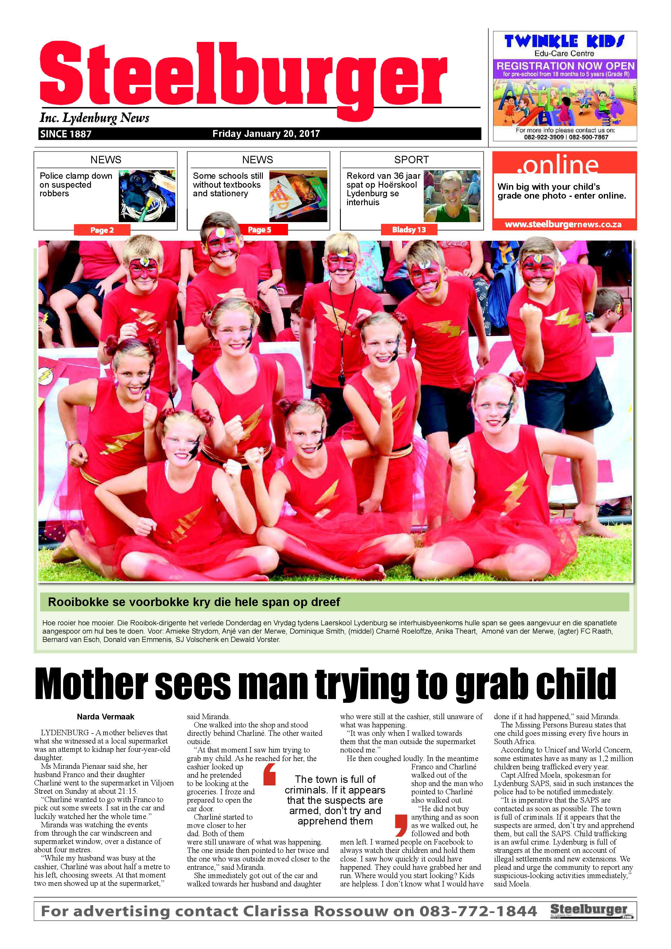 Steelburger 20 January 2017 page 1