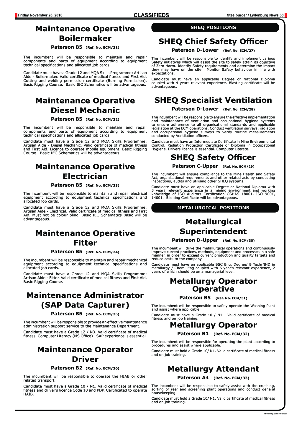 Steelburger 25 November 2016 page 33