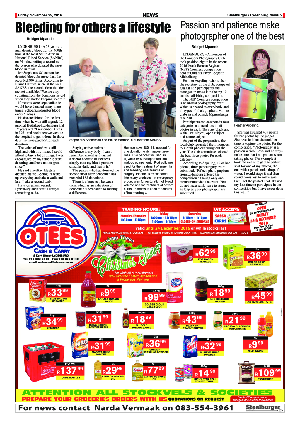 Steelburger 25 November 2016 page 5