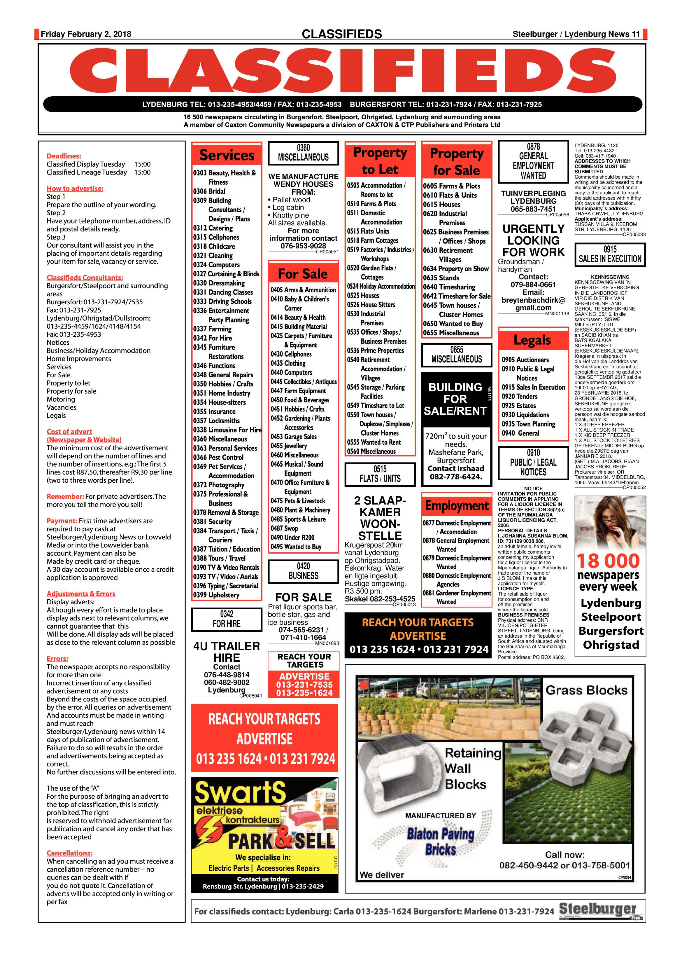 Steelburger 2 February 2018 page 11