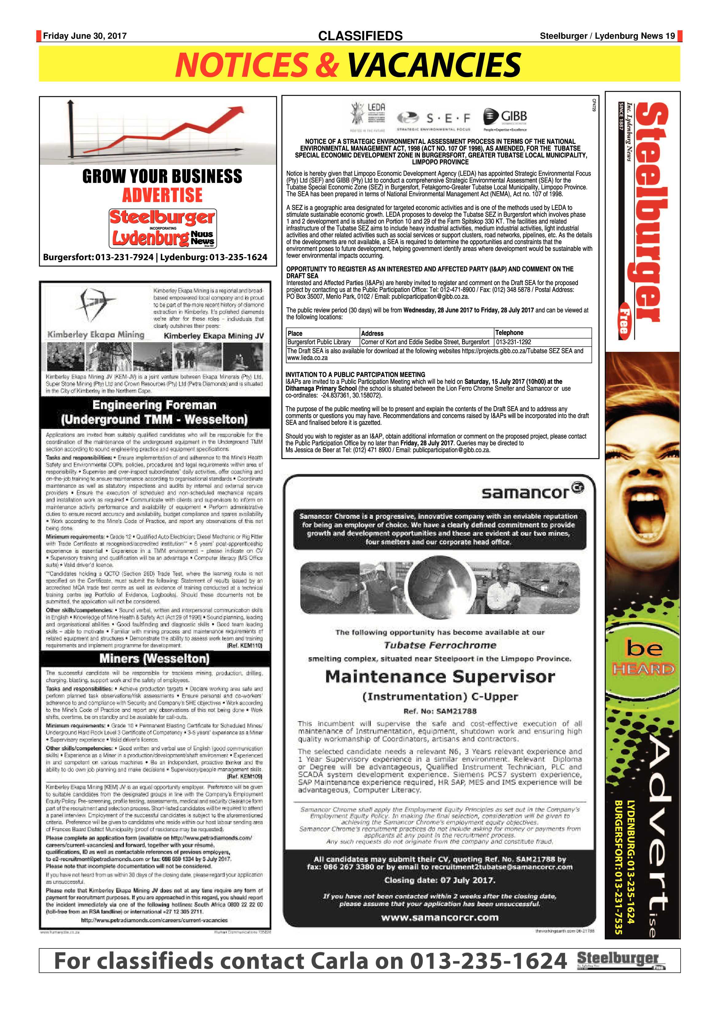 Steelburger 30 June 2017 page 19
