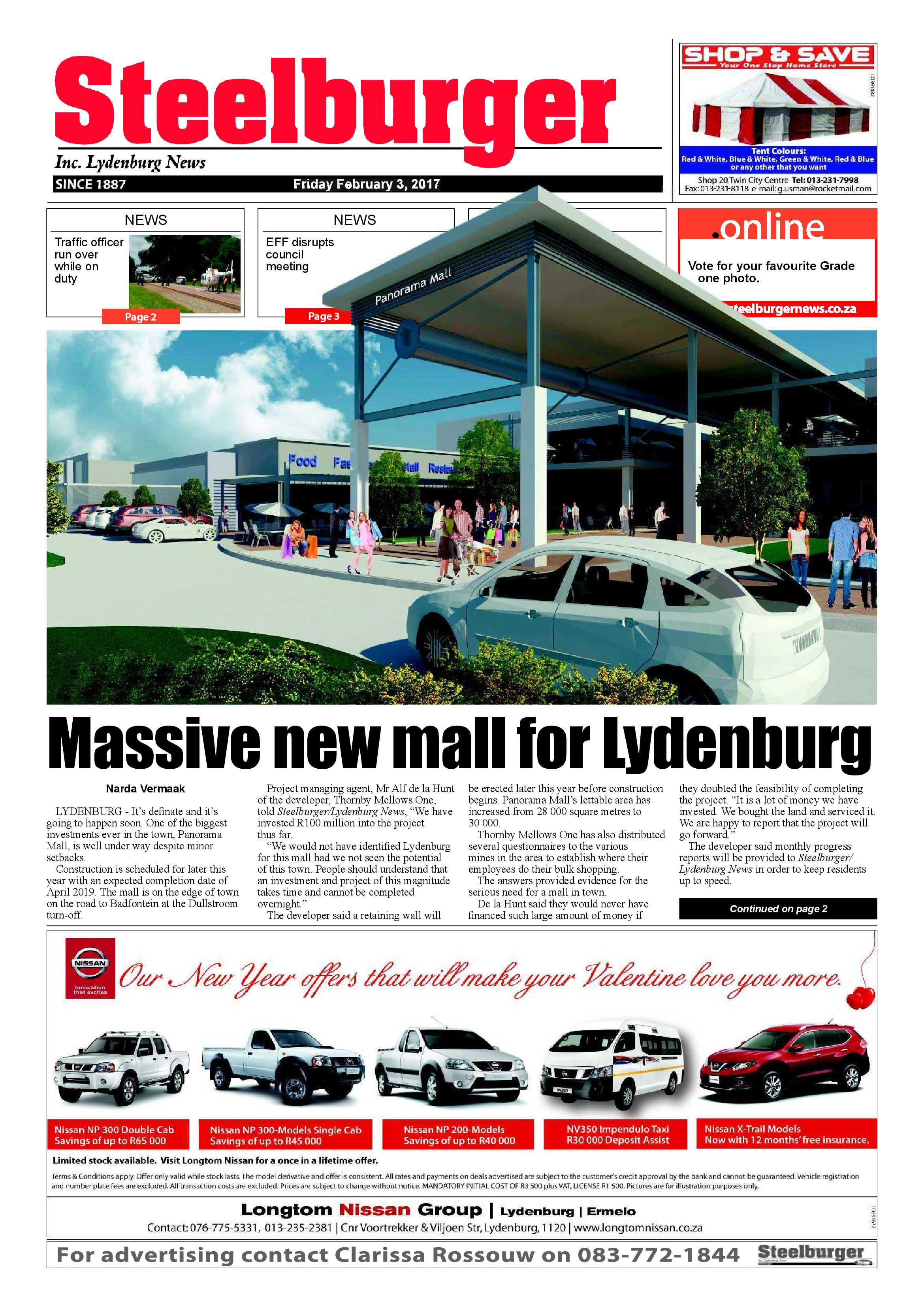 Steelburger 3 February 2017 page 1