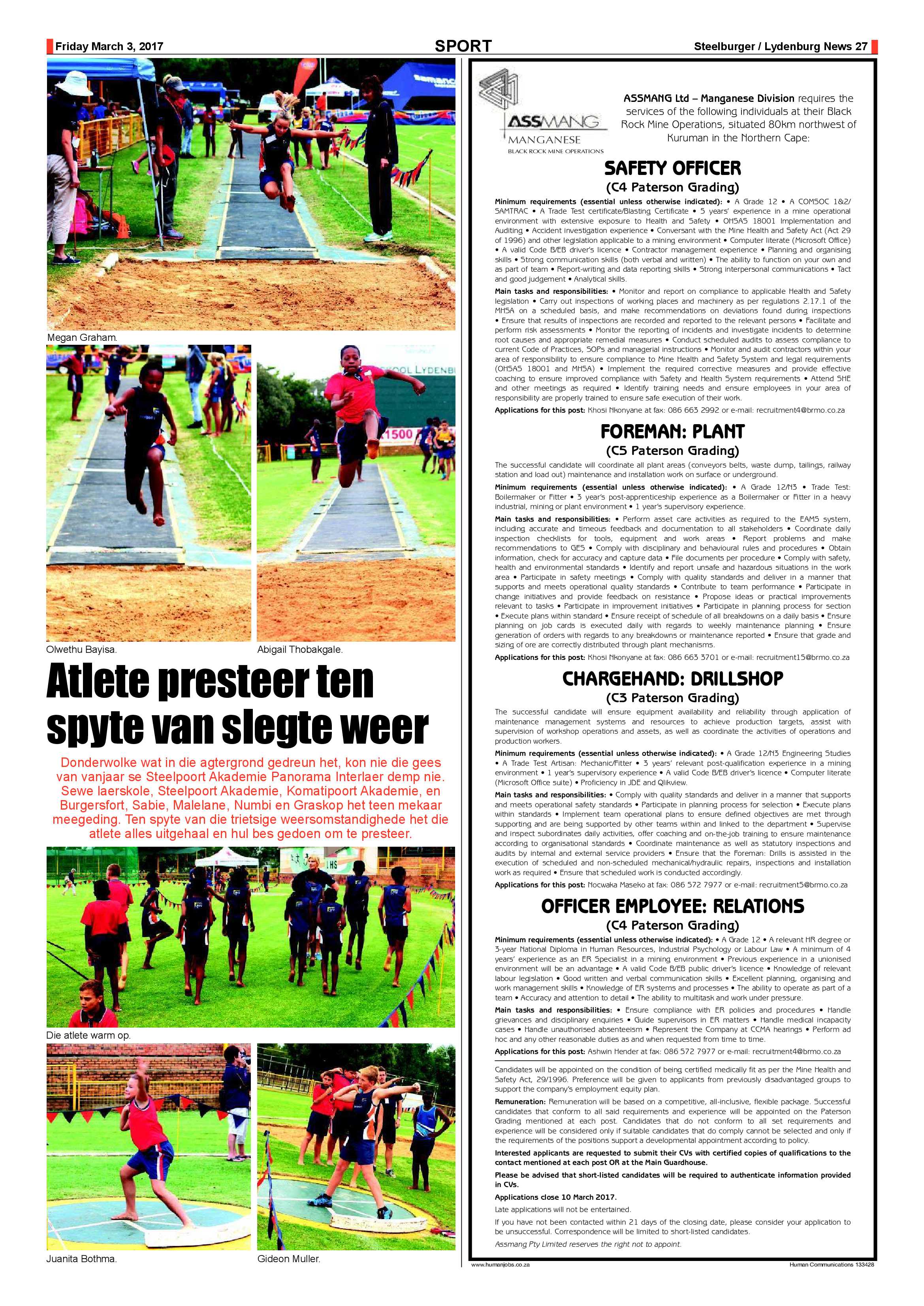 Steelburger News 3 March 2017 page 26