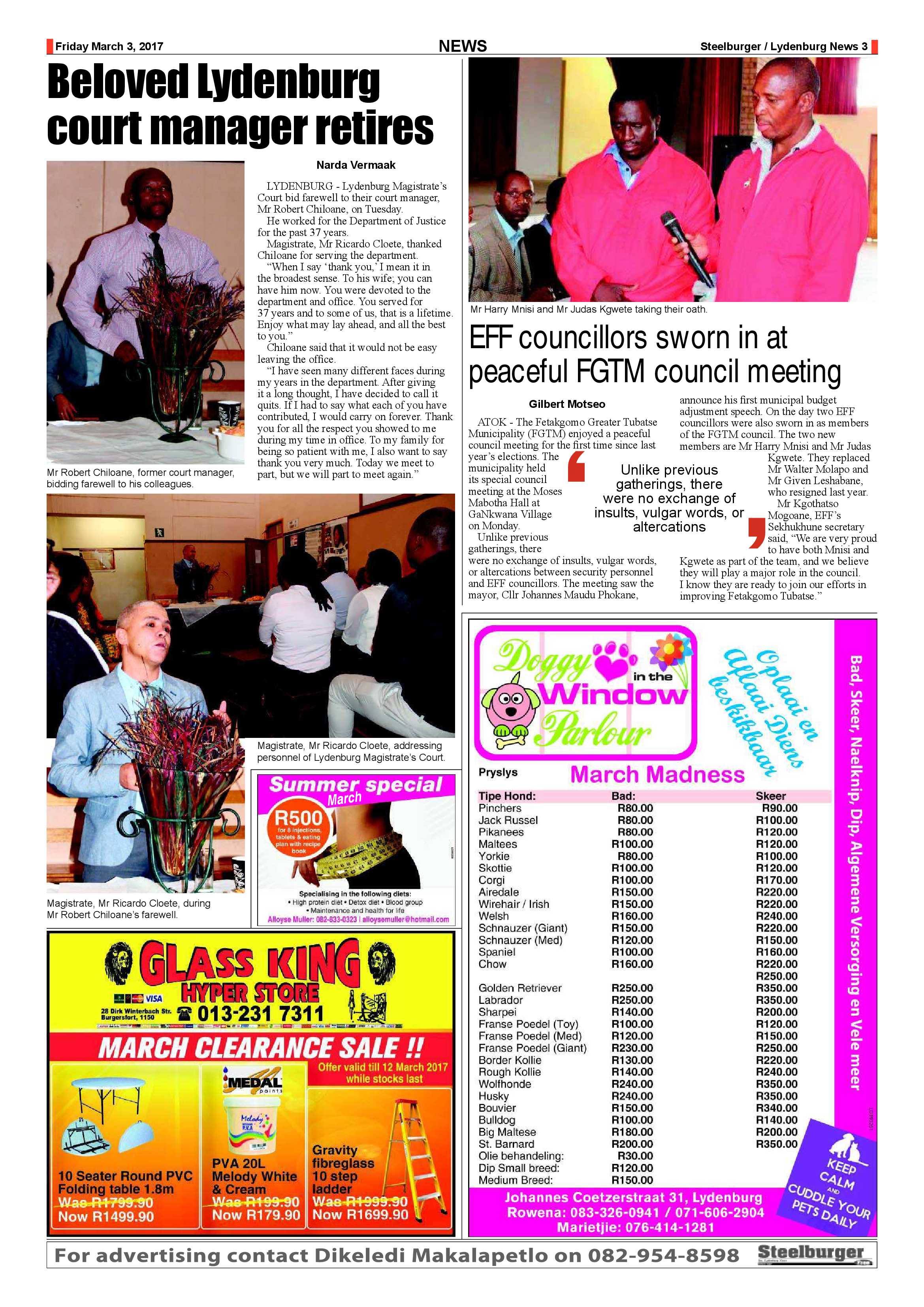 Steelburger News 3 March 2017 page 3