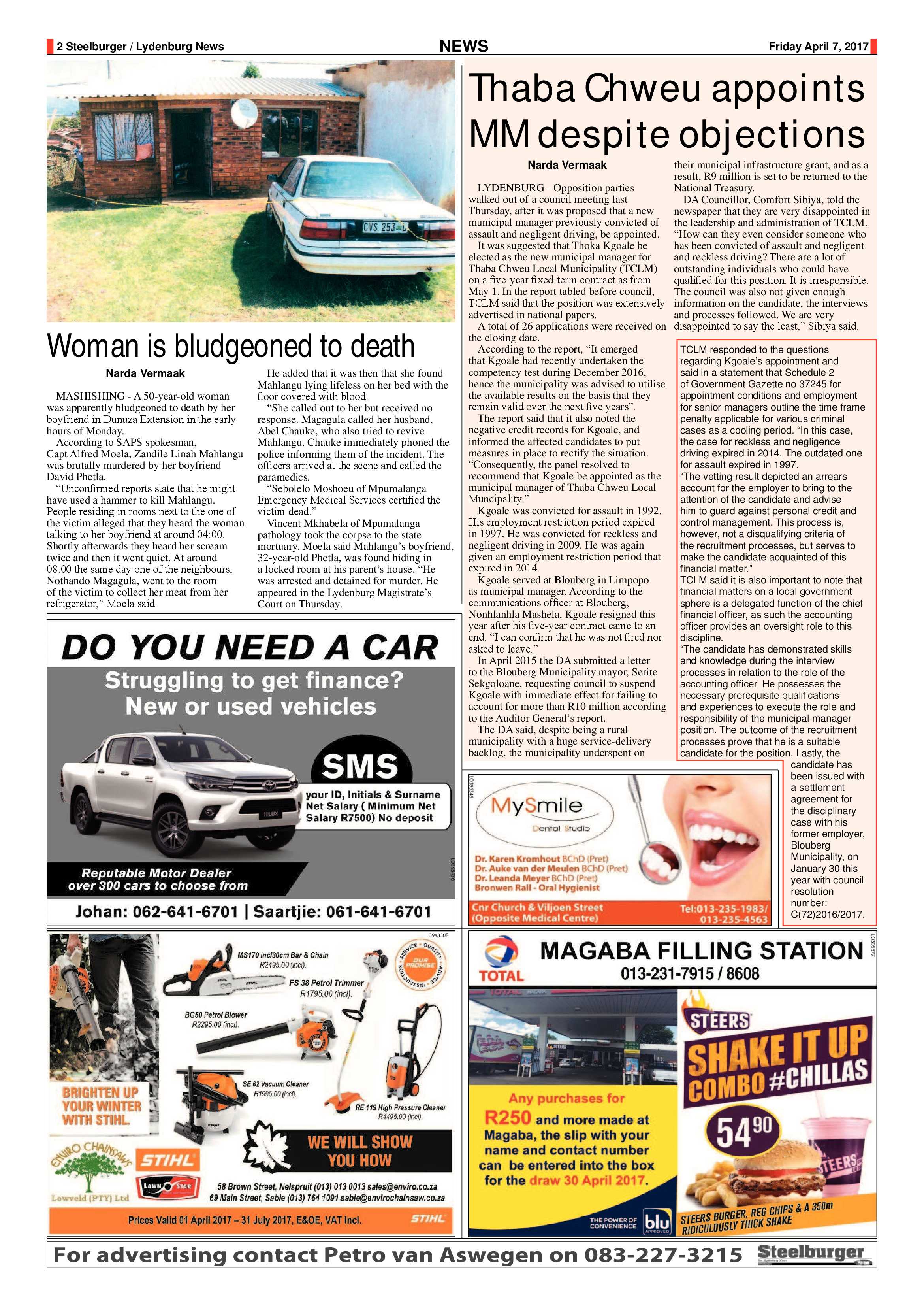 Steelburger 7 April 2017 page 2