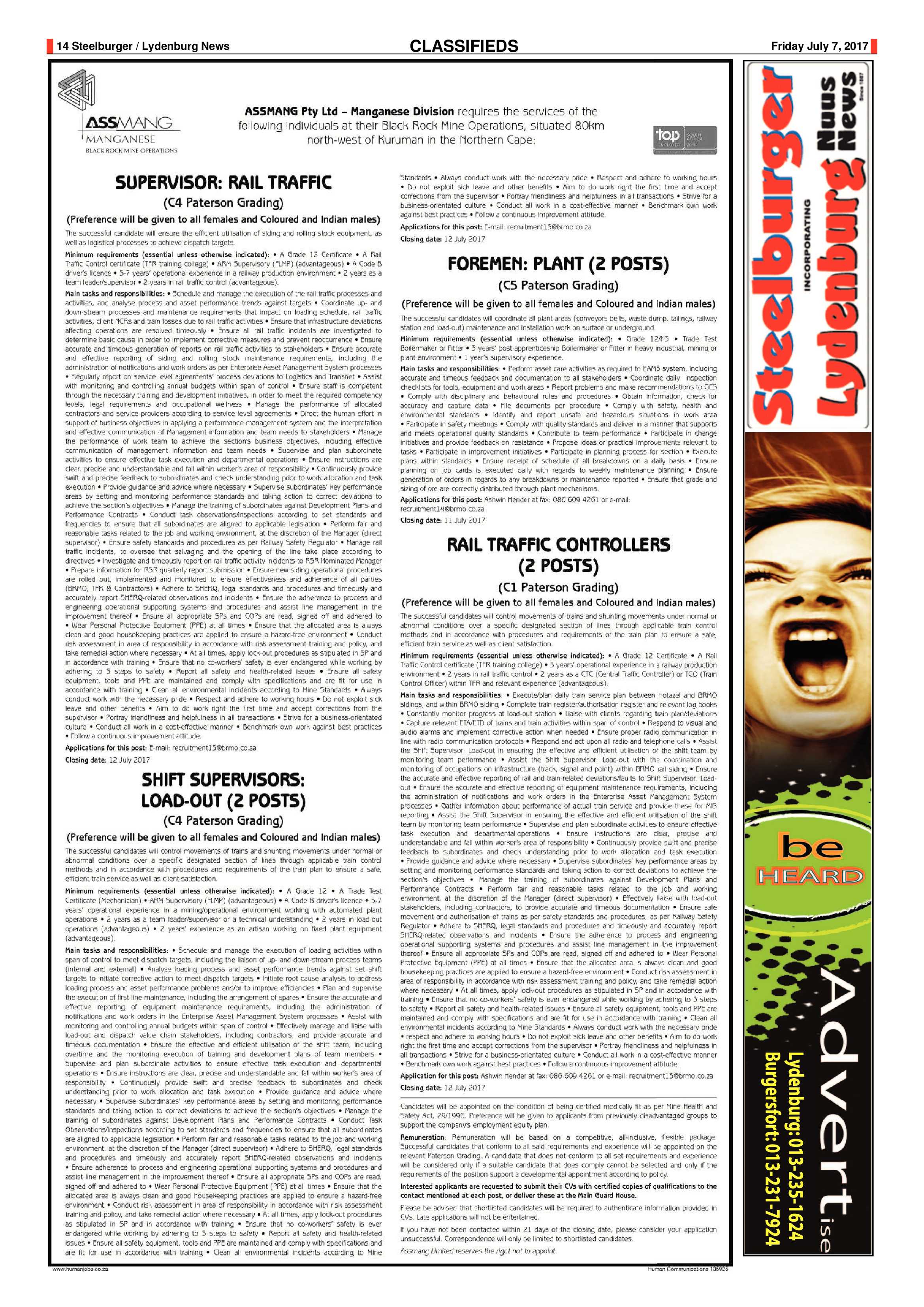 Steelburger News 7 July 2017 page 14