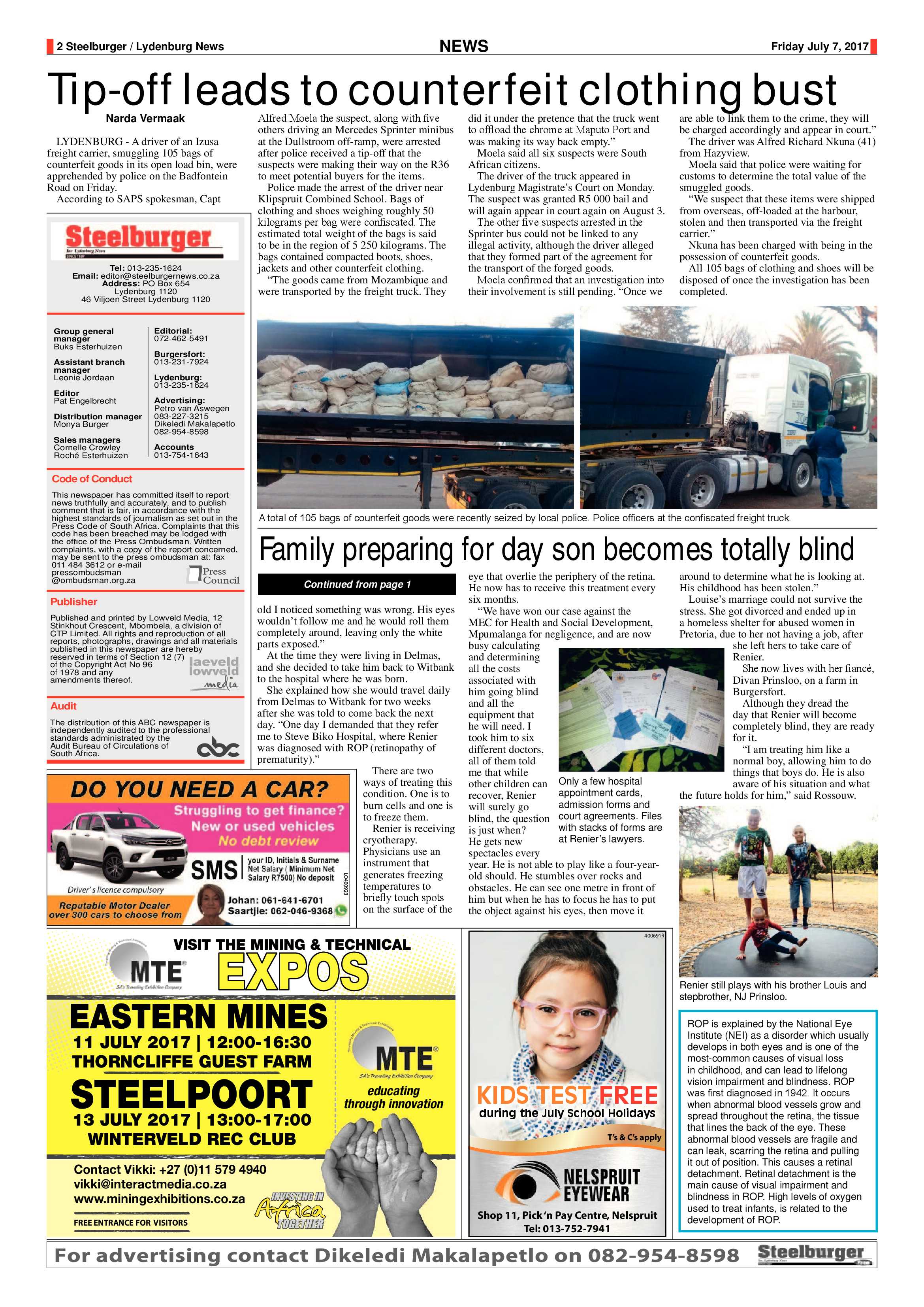 Steelburger News 7 July 2017 page 2