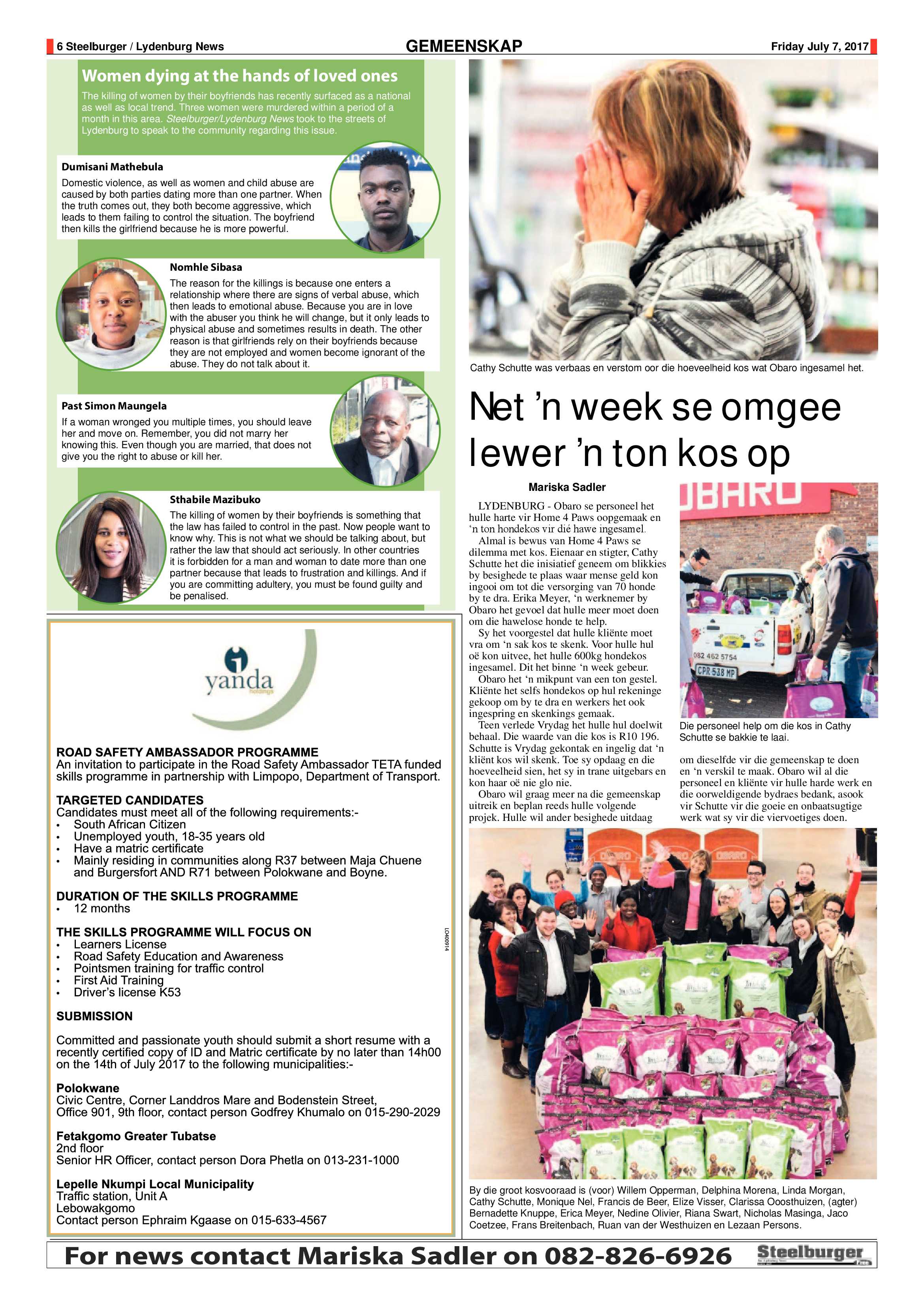 Steelburger News 7 July 2017 page 6