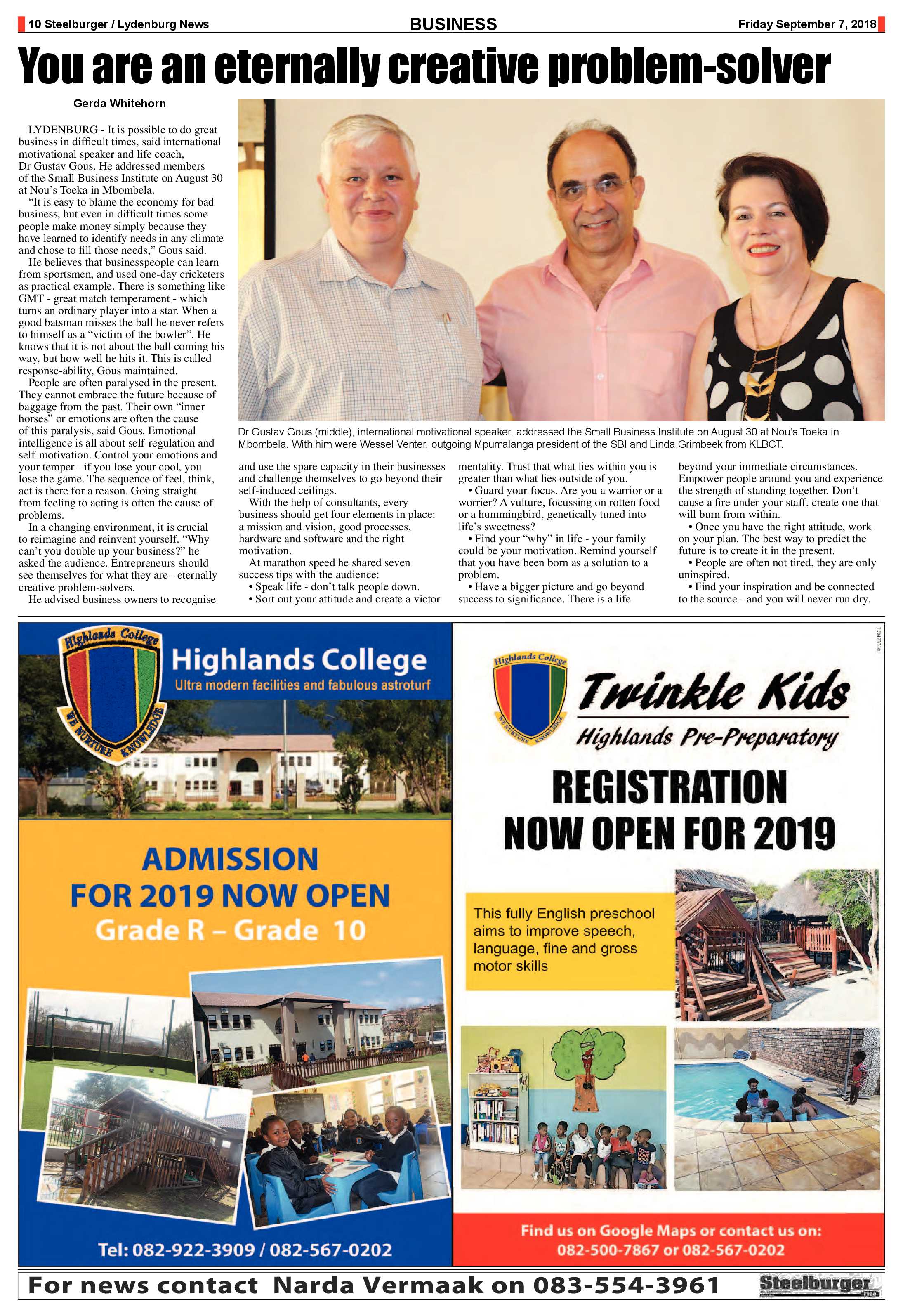 Steelburger 7 September 2018 page 10