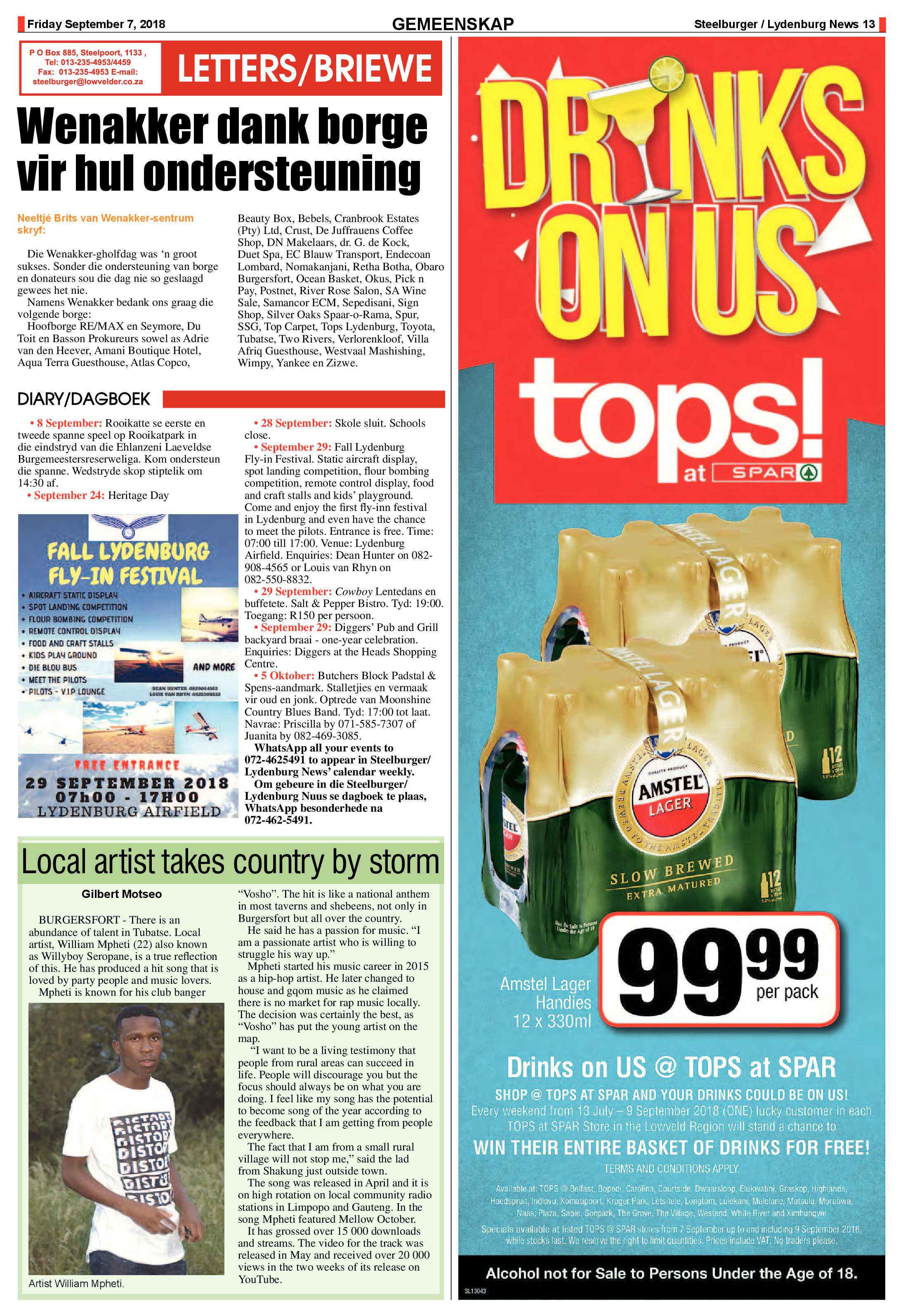 Steelburger 7 September 2018 page 13