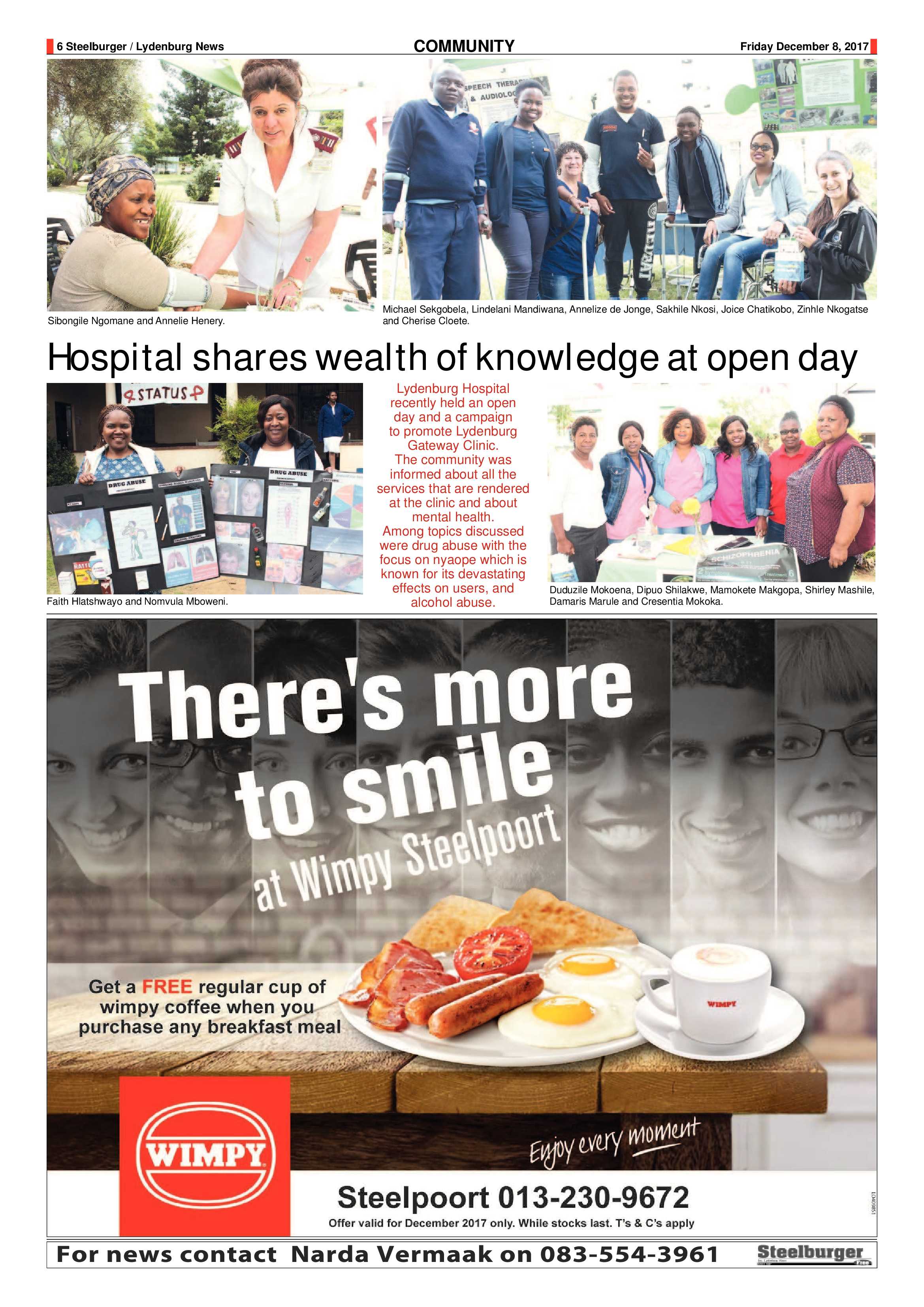 Steelburger News 8 December 2017 page 6