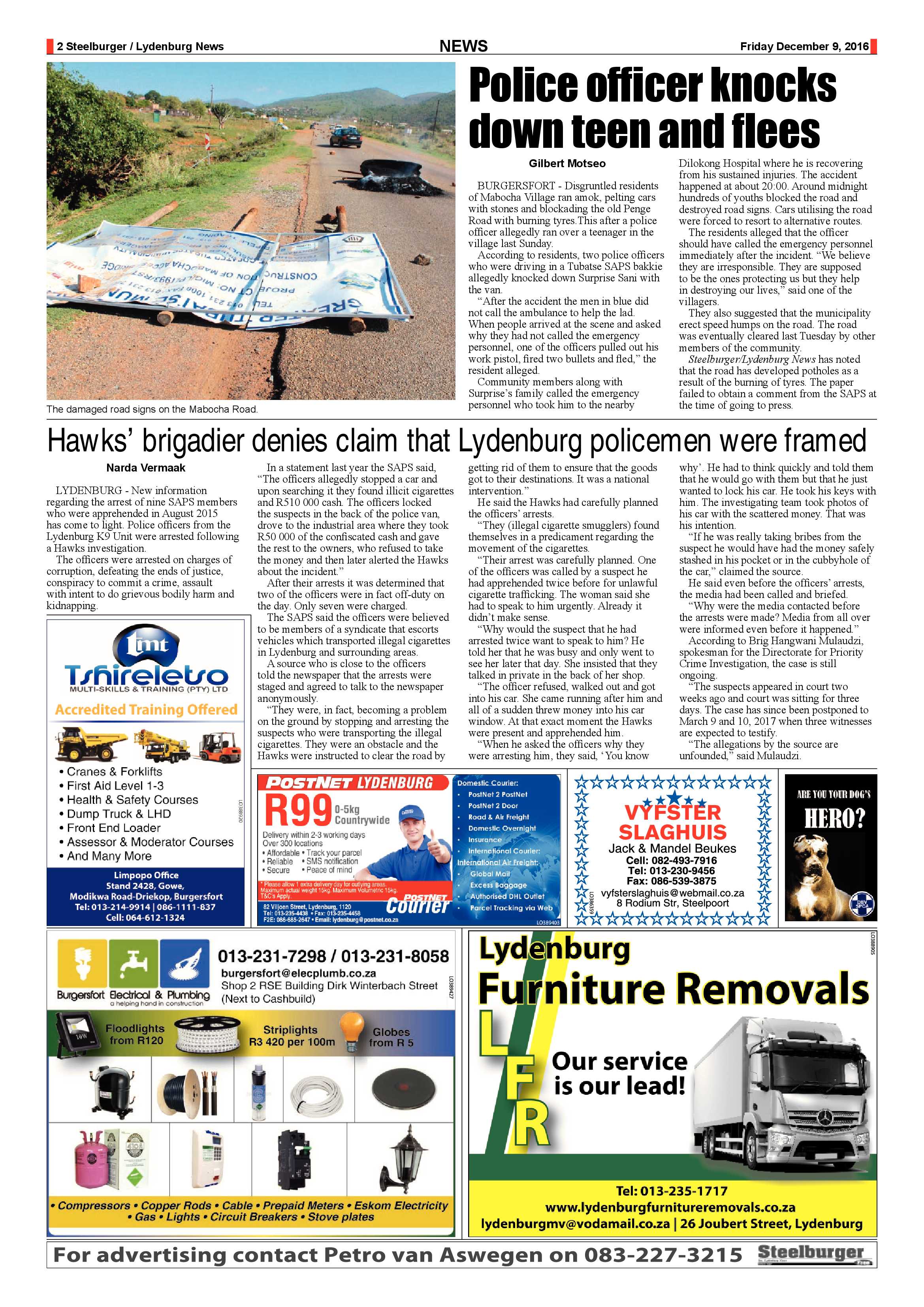 Steelburger 9 December 2016 page 2