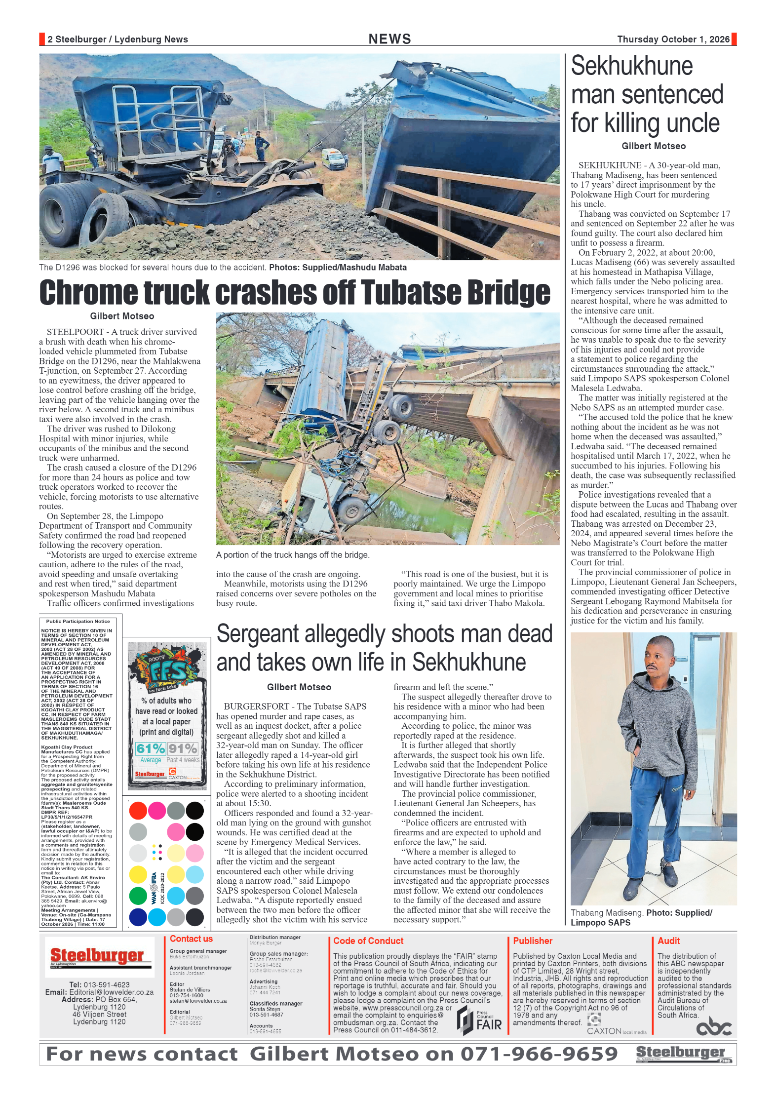 Steelburger News 01 October 2026 page 2