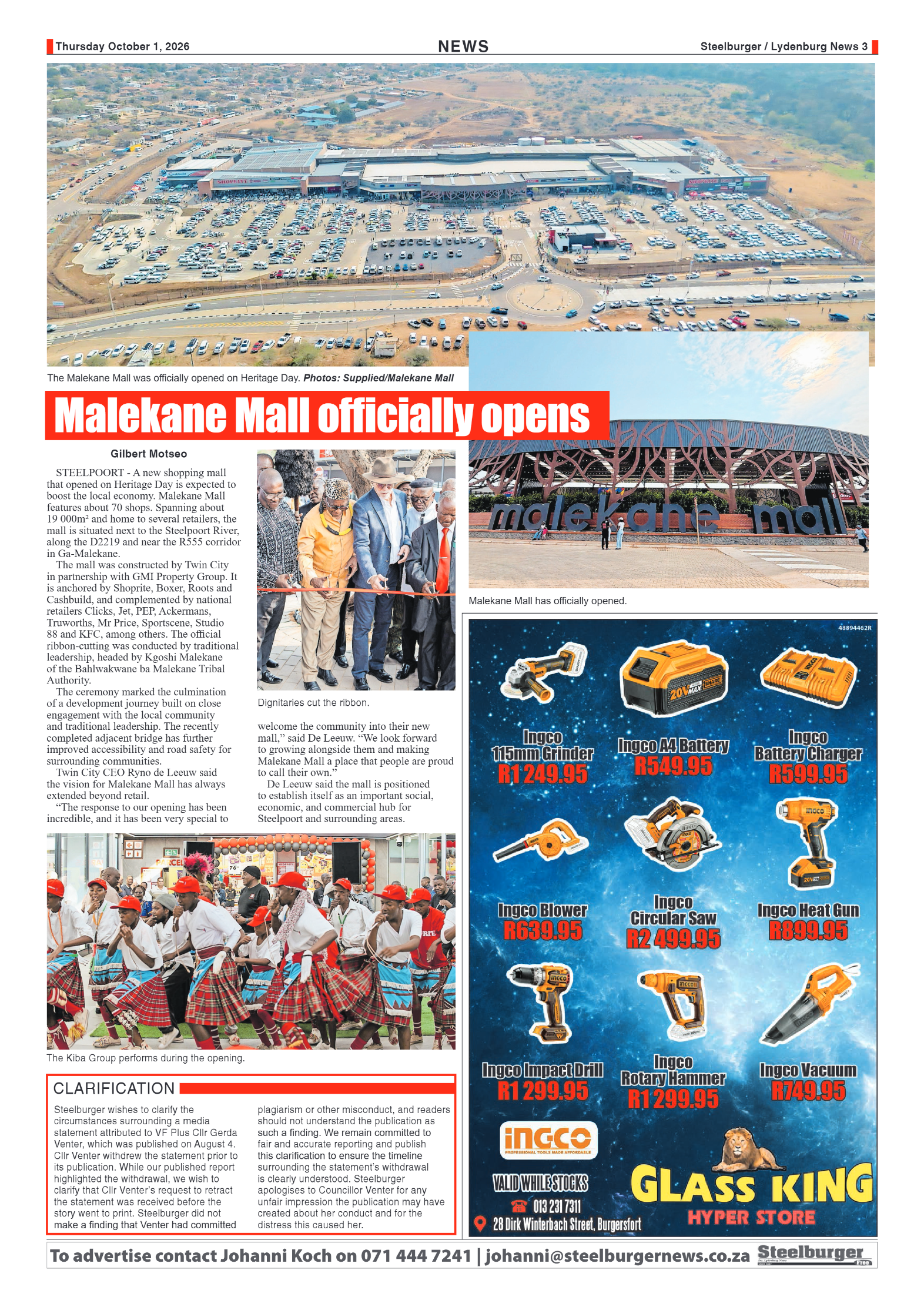 Steelburger News 01 October 2026 page 3
