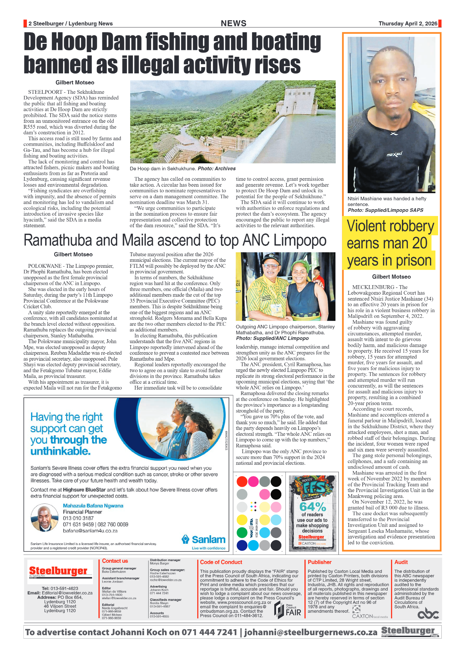 Steelburger News 02 April 2026 page 2