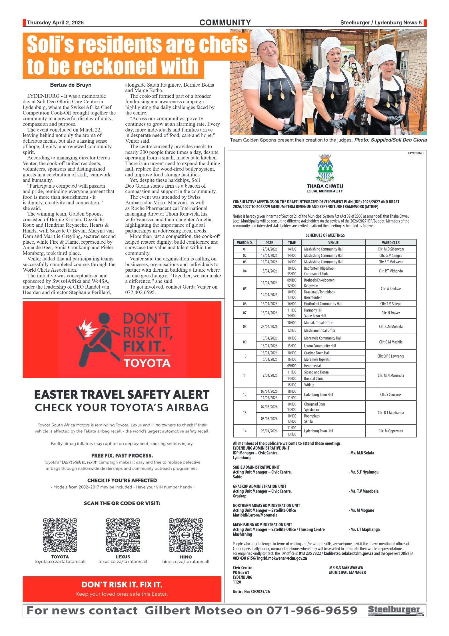 Steelburger News 02 April 2026 page 5