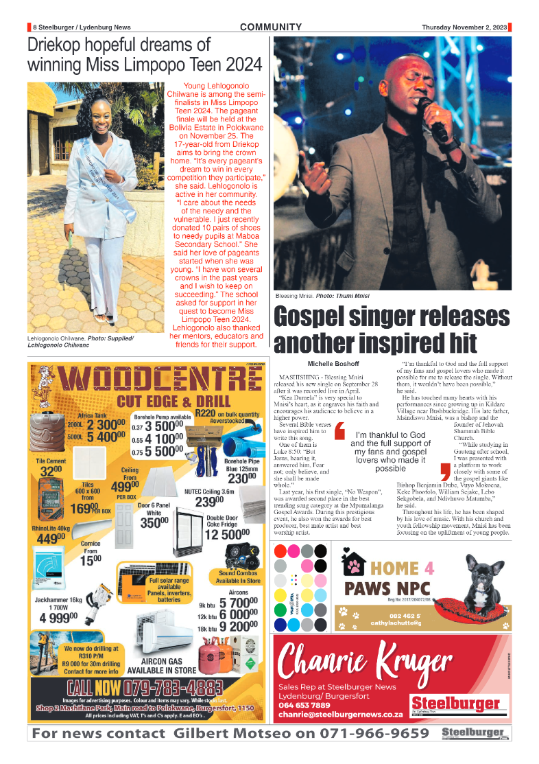 Steelburger News 02 November 2023 page 8