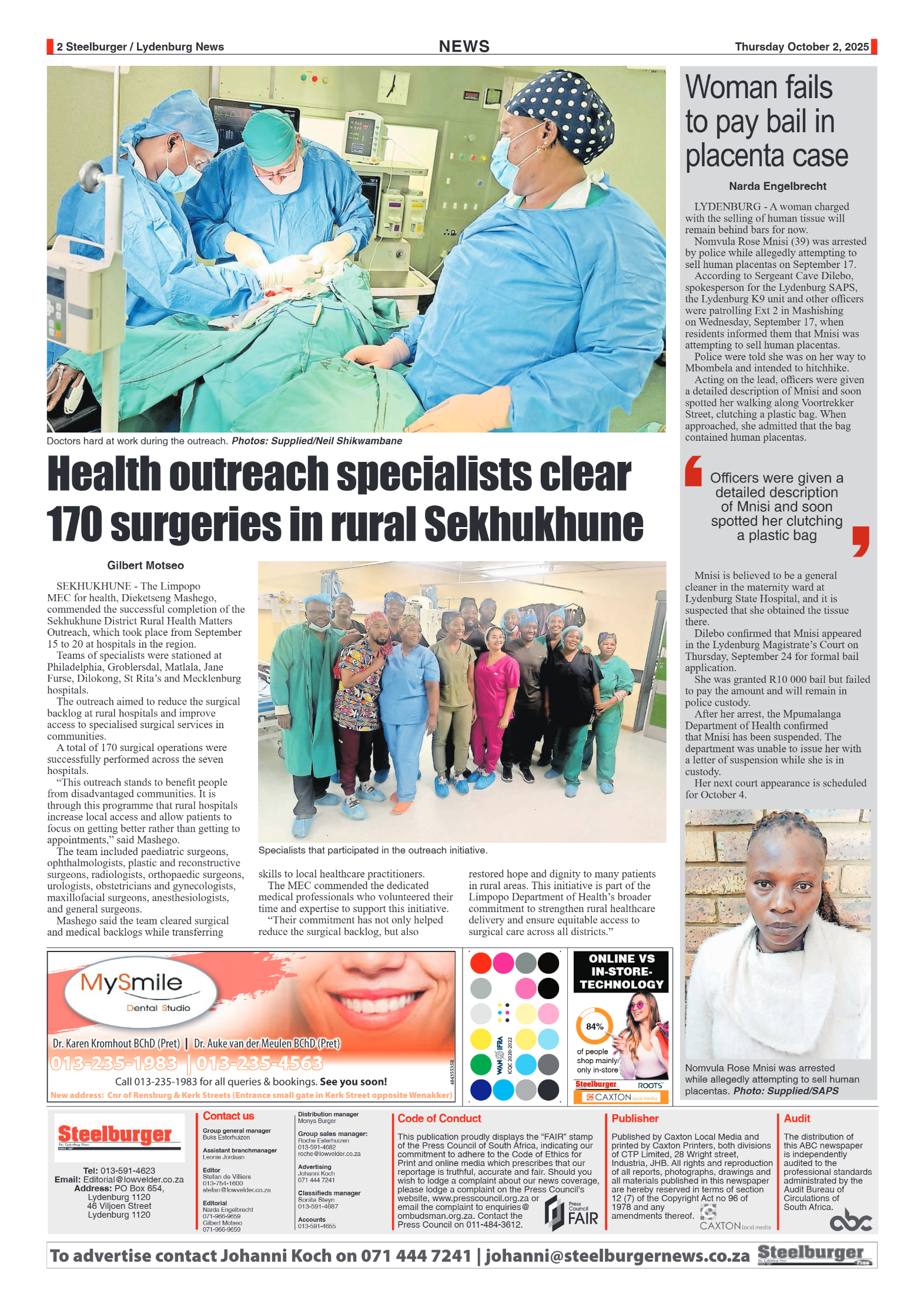 Steelburger News 02 October 2025 page 2