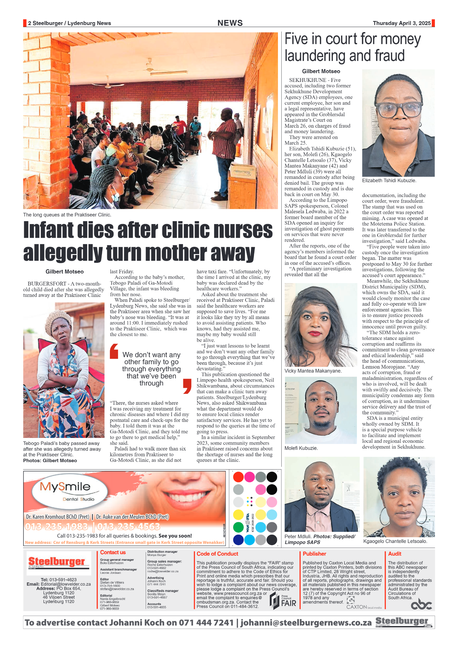 Steelburger News 03 April 2025 page 2