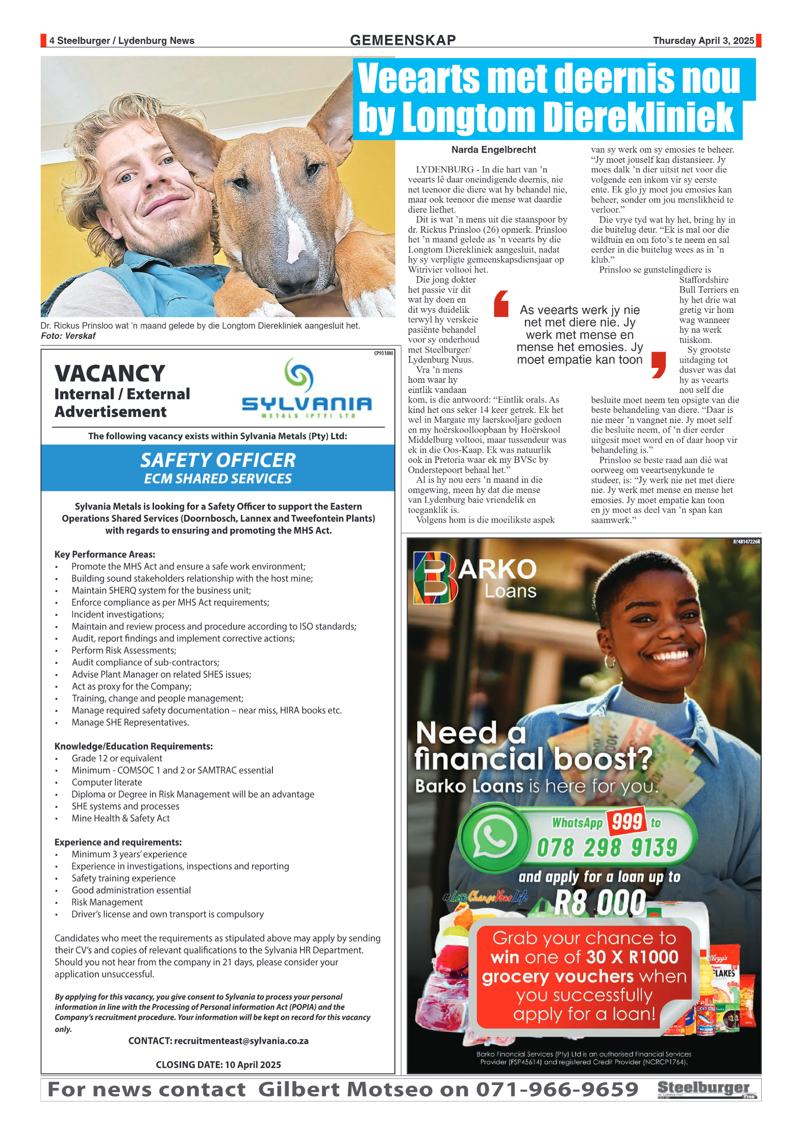 Steelburger News 03 April 2025 page 4