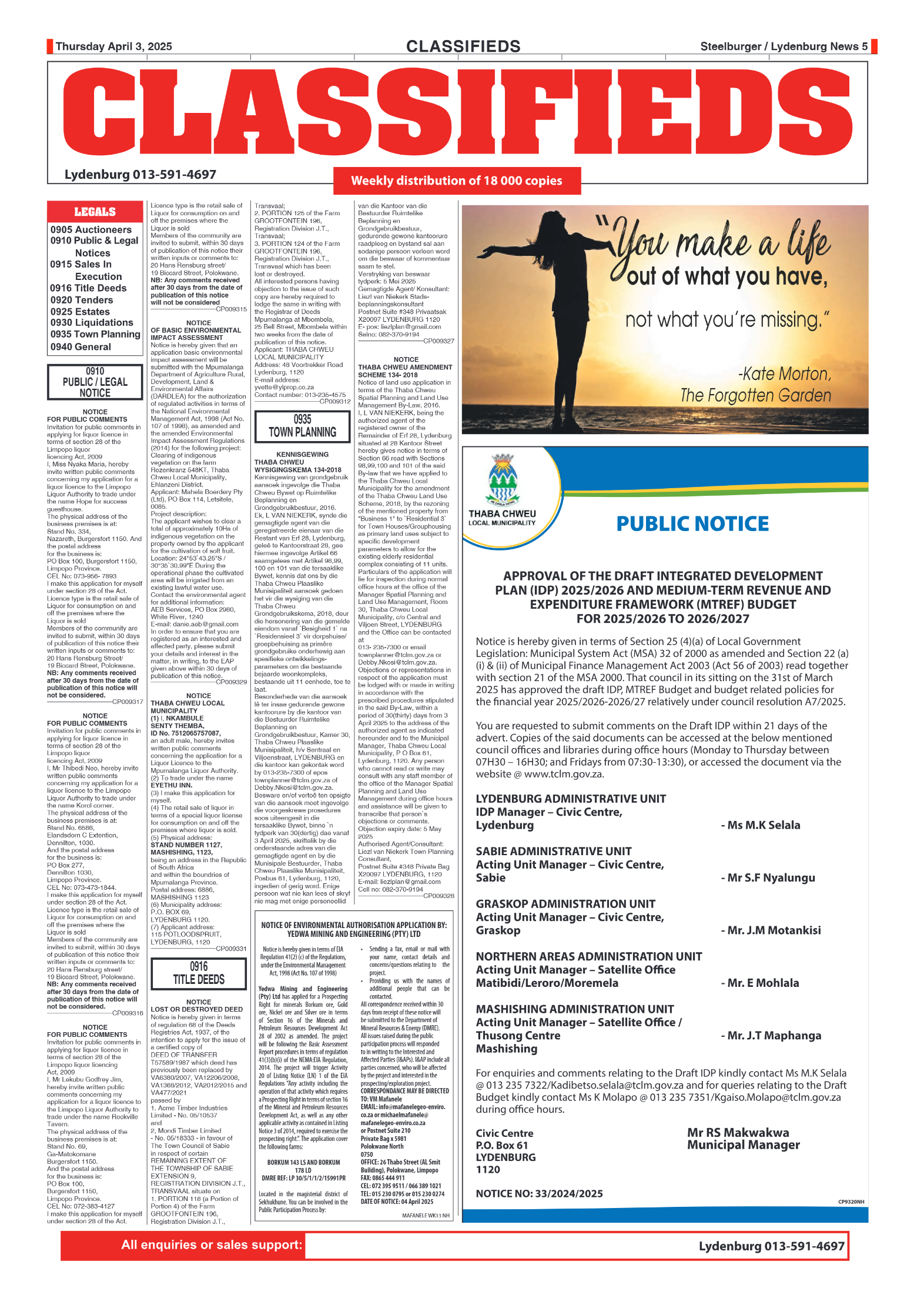 Steelburger News 03 April 2025 page 5