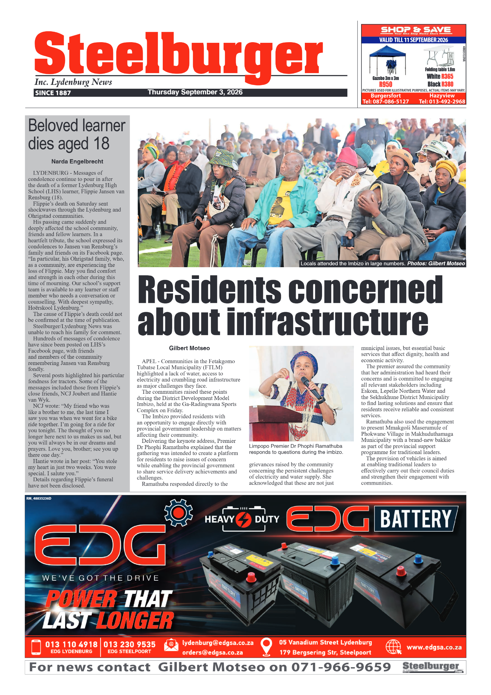 Steelburger_News_03_September page 1