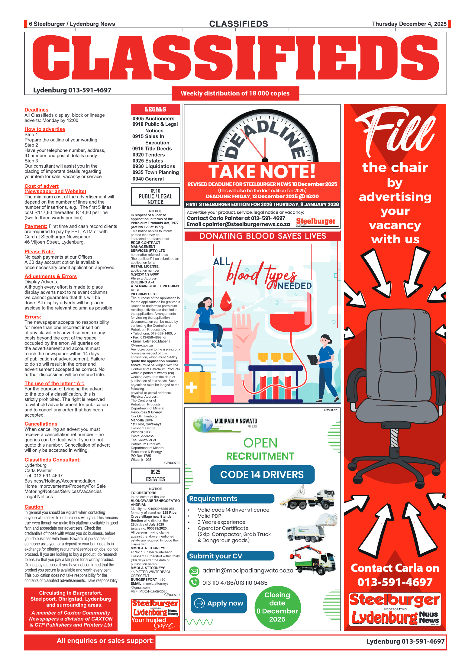 Steelburger News 4 December 2025 page 6