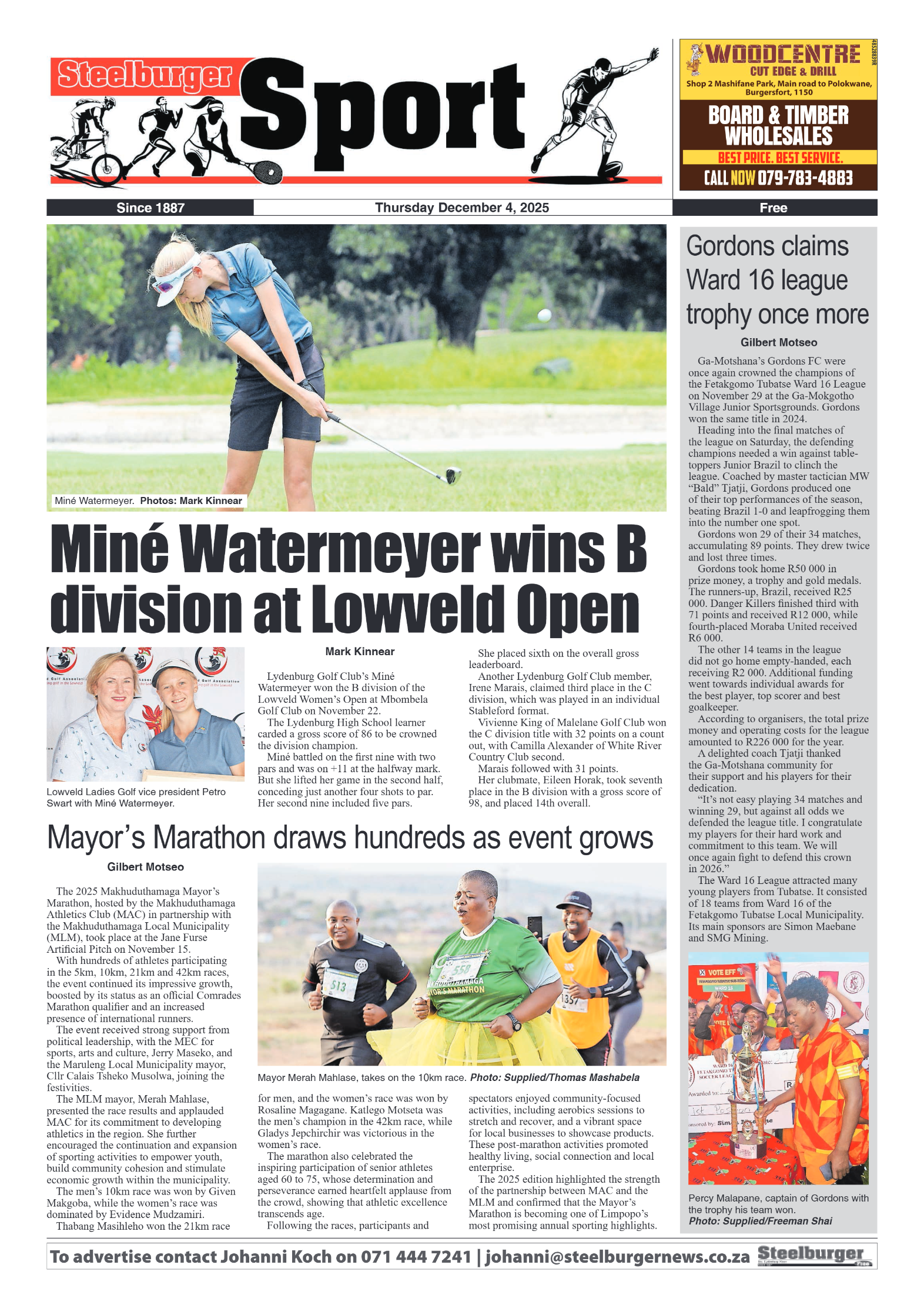 Steelburger News 4 December 2025 page 8