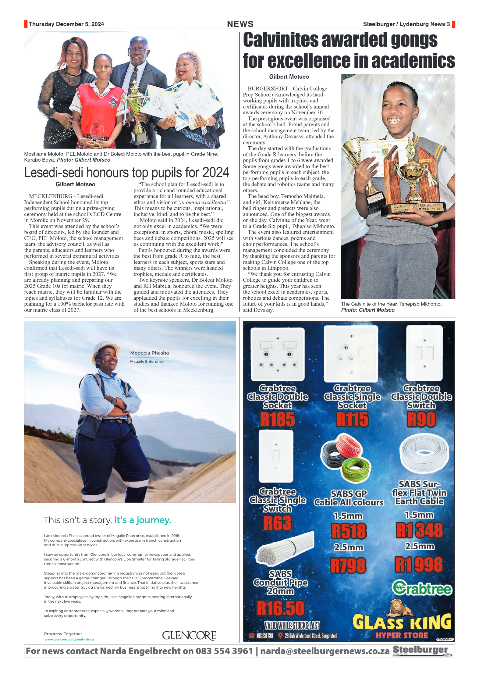 Steelburger News 5 December 2024 page 3