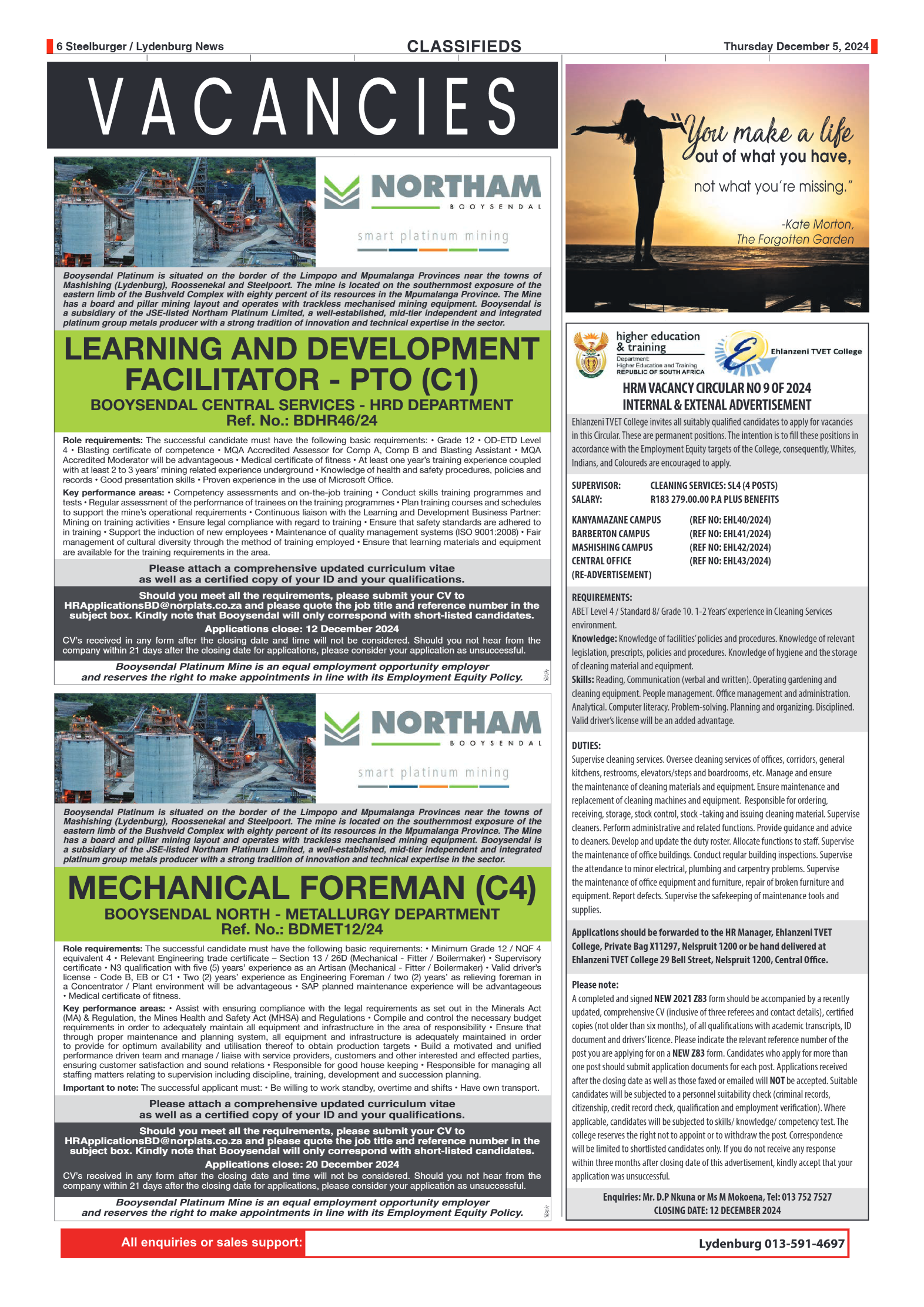 Steelburger News 5 December 2024 page 6