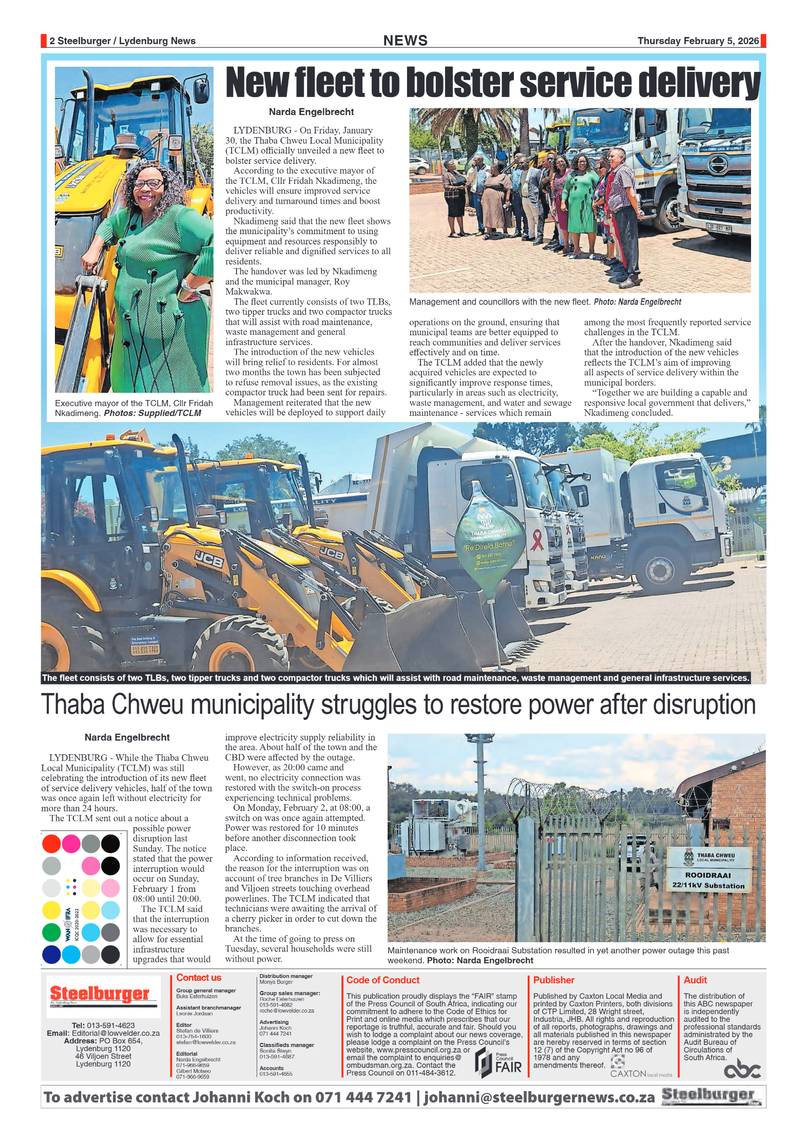 Steelburger News 05 February 2026 page 2