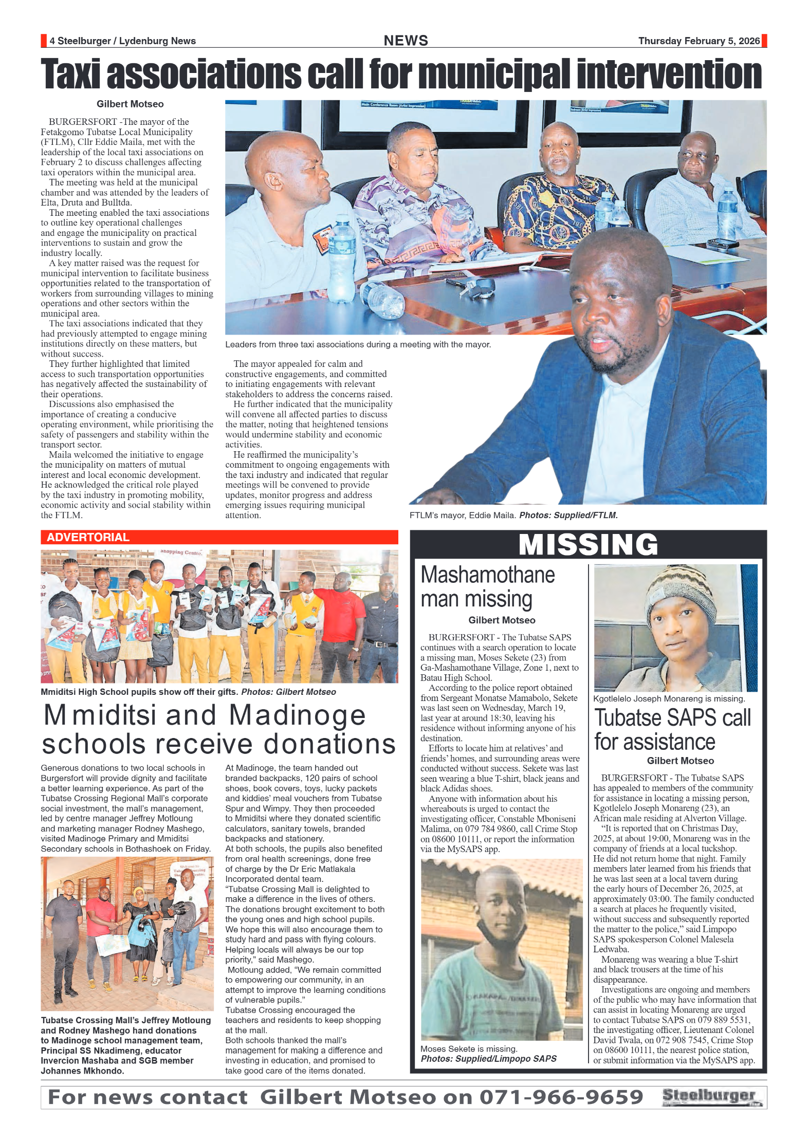 Steelburger News 05 February 2026 page 4