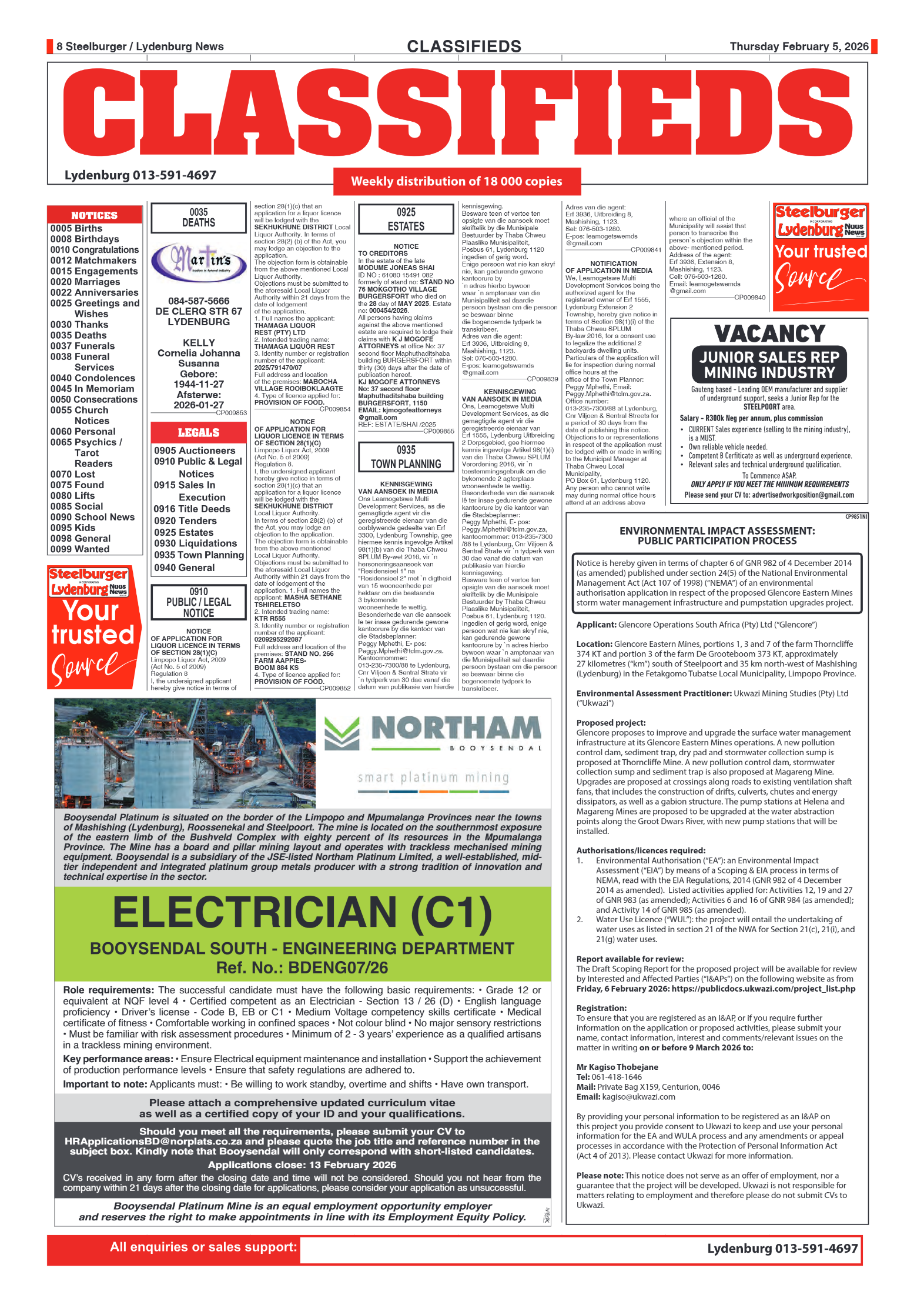 Steelburger News 05 February 2026 page 8